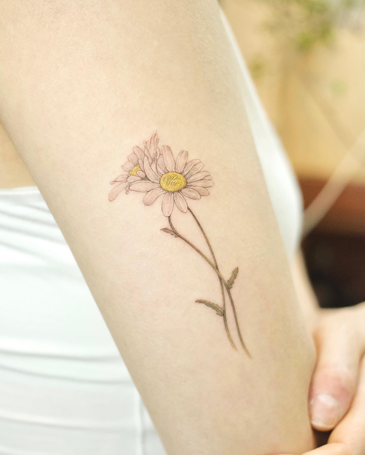 Daisy Tattoo Ideas 1