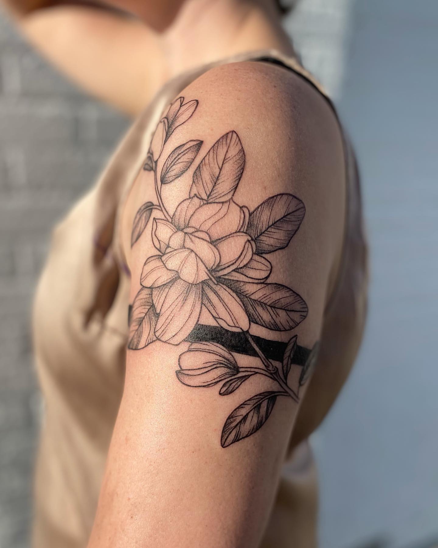 Gardenia Tattoo Ideas 25