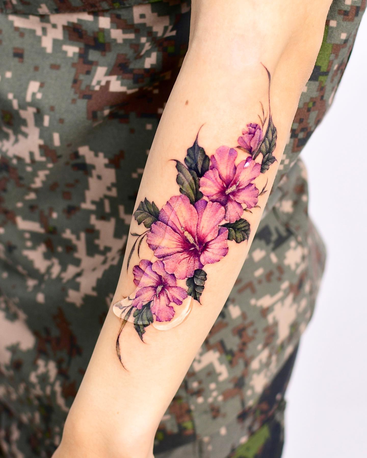 Hibiscus Tattoo Ideas 14