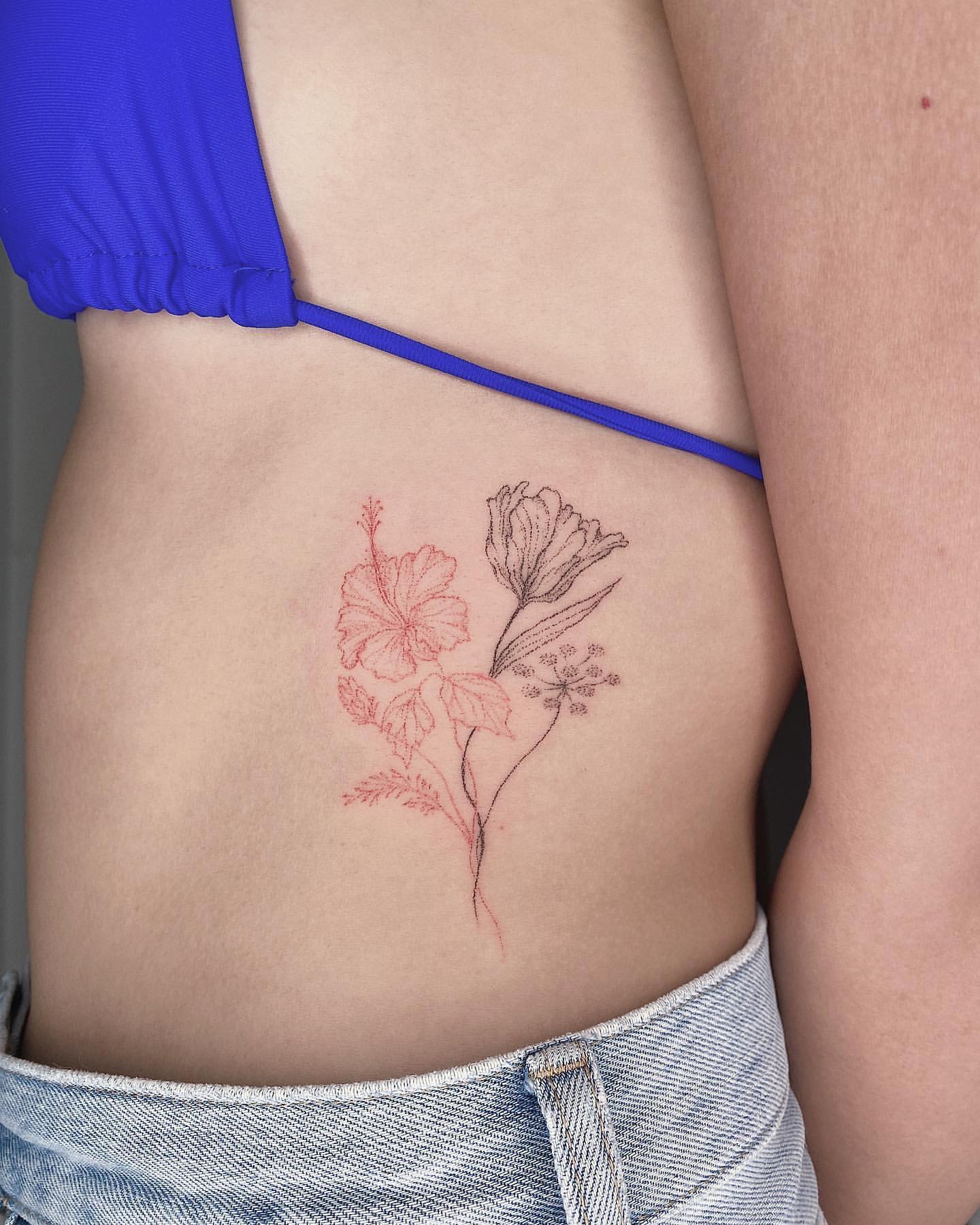Hibiscus Tattoo Ideas 30