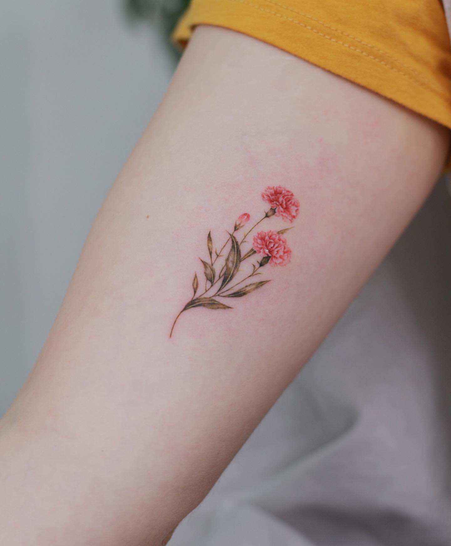 Carnation Tattoo Ideas 2