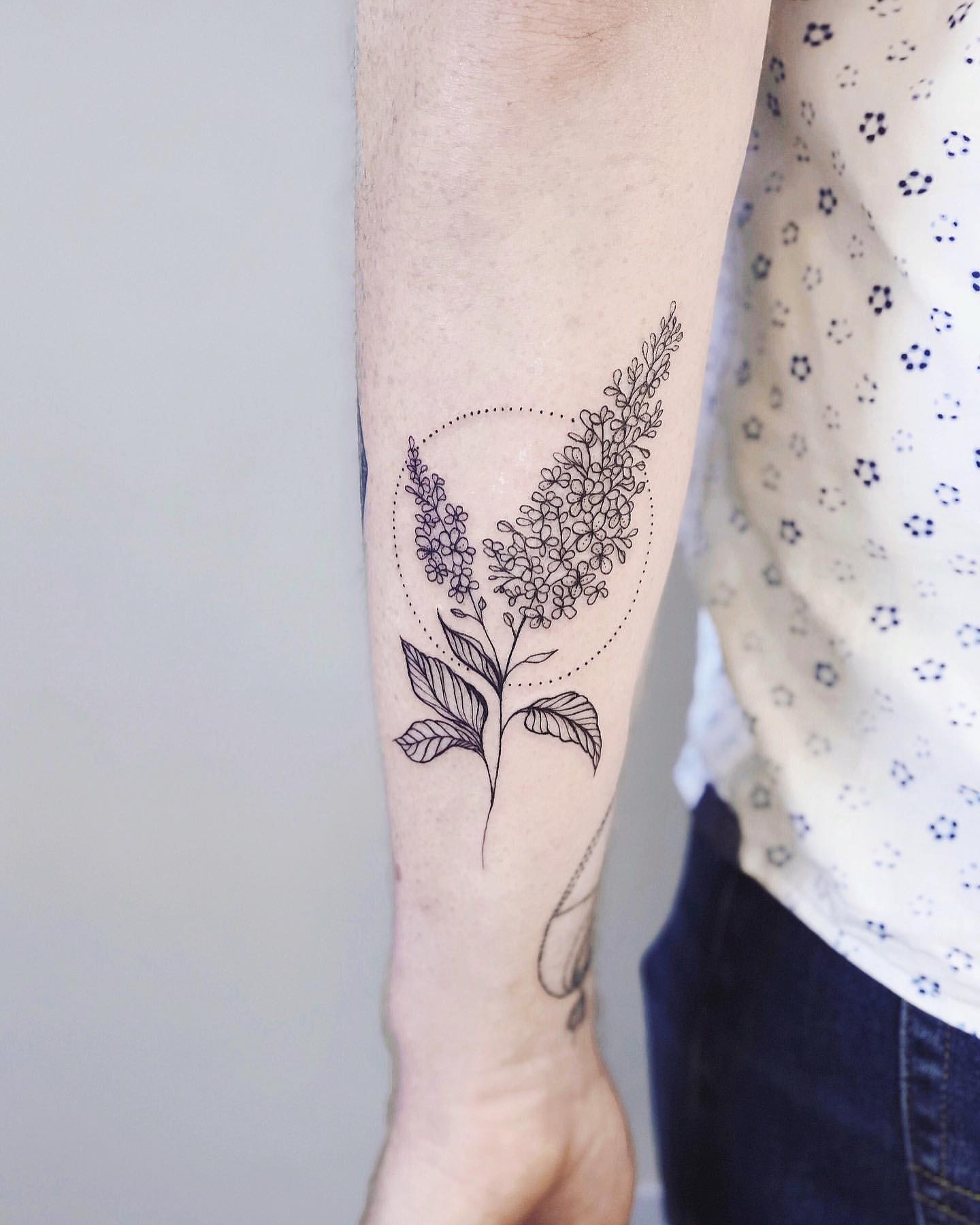 Lilac Tattoo Ideas 3