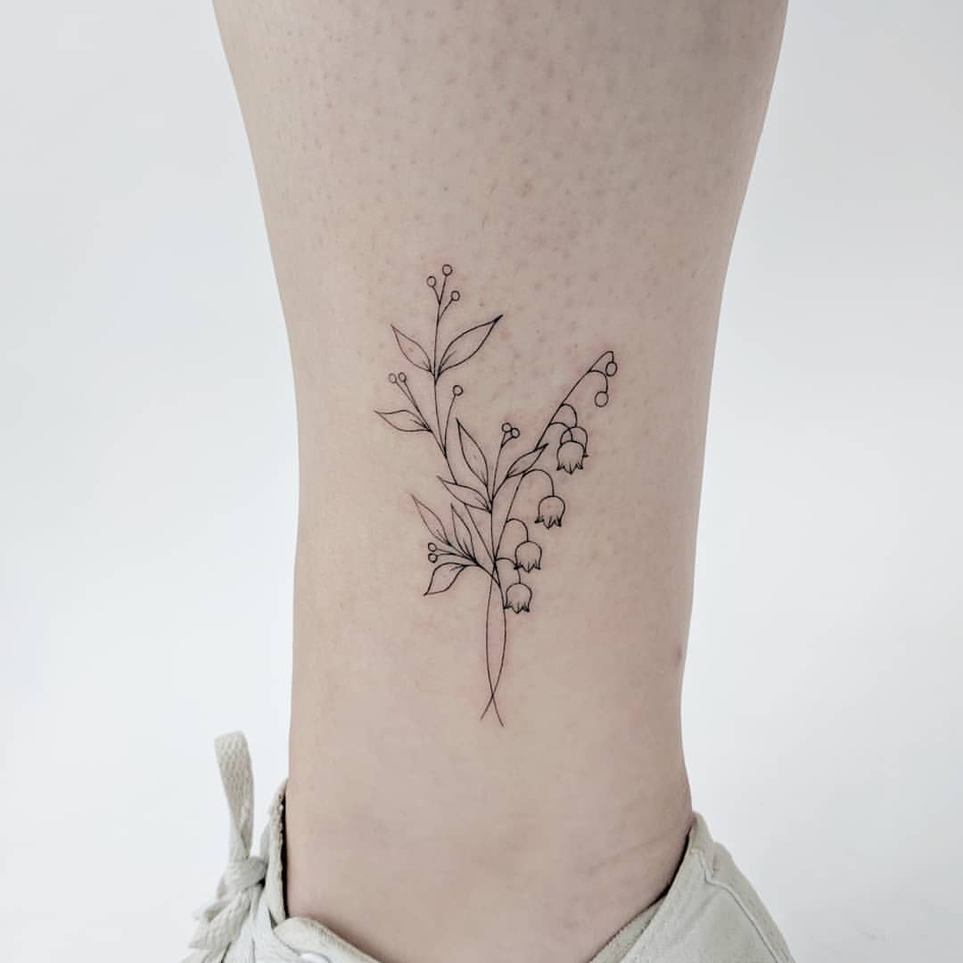 Lily Of The Valley Tattoo Ideas 1