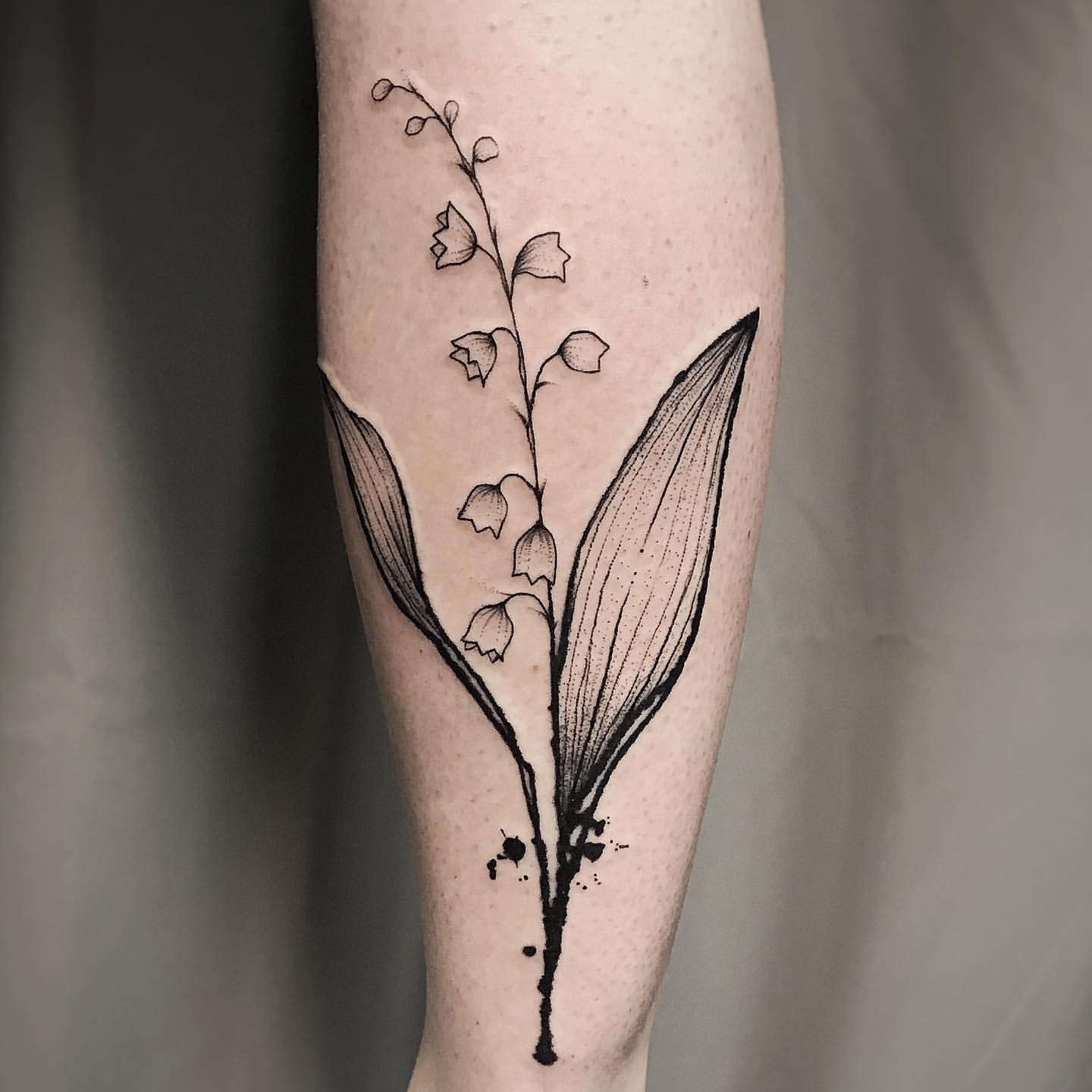 Lily Of The Valley Tattoo Ideas 3