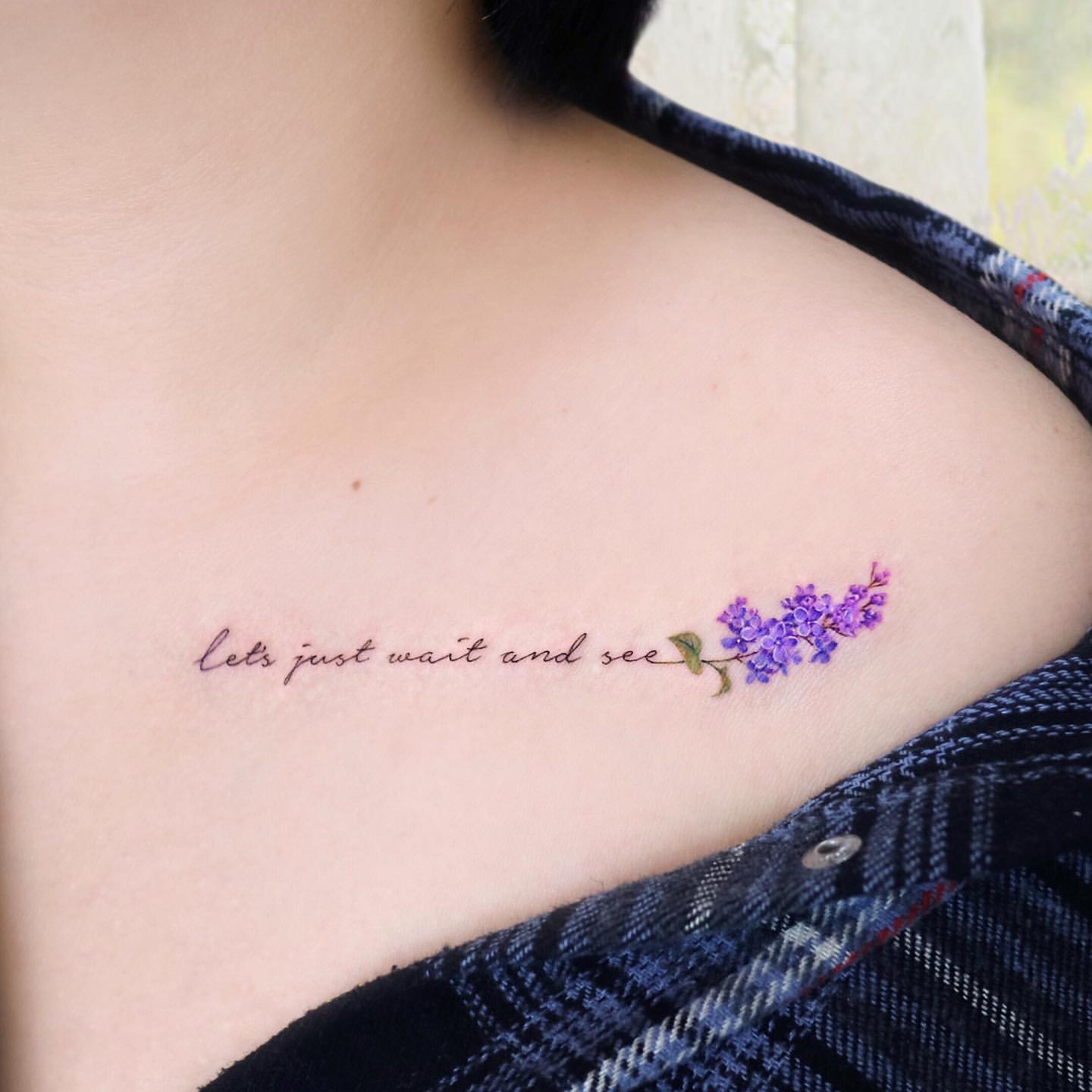 Lilac Tattoo Ideas 4