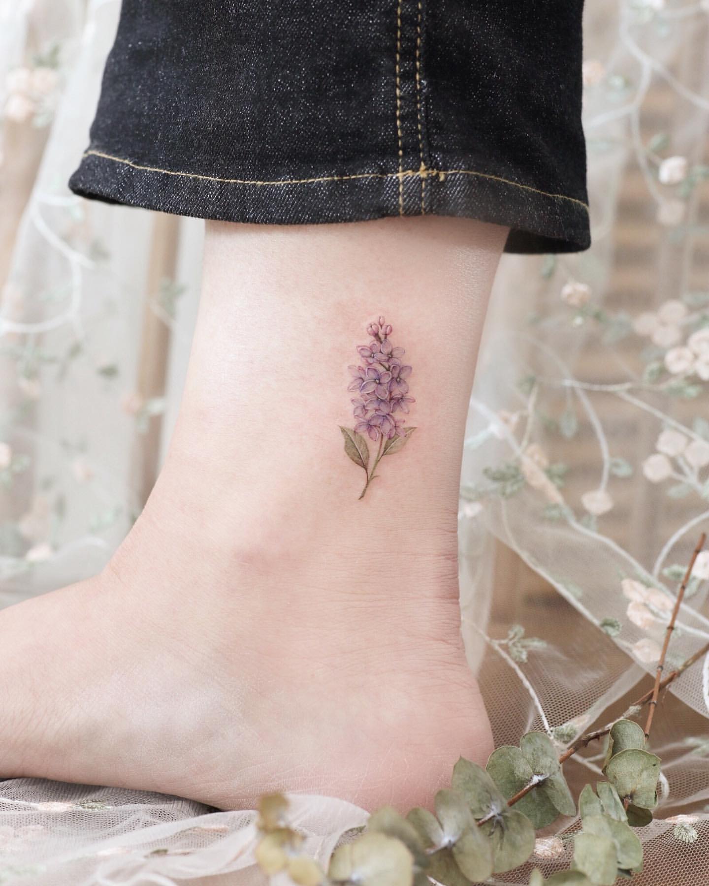 Lilac Tattoo Ideas 10