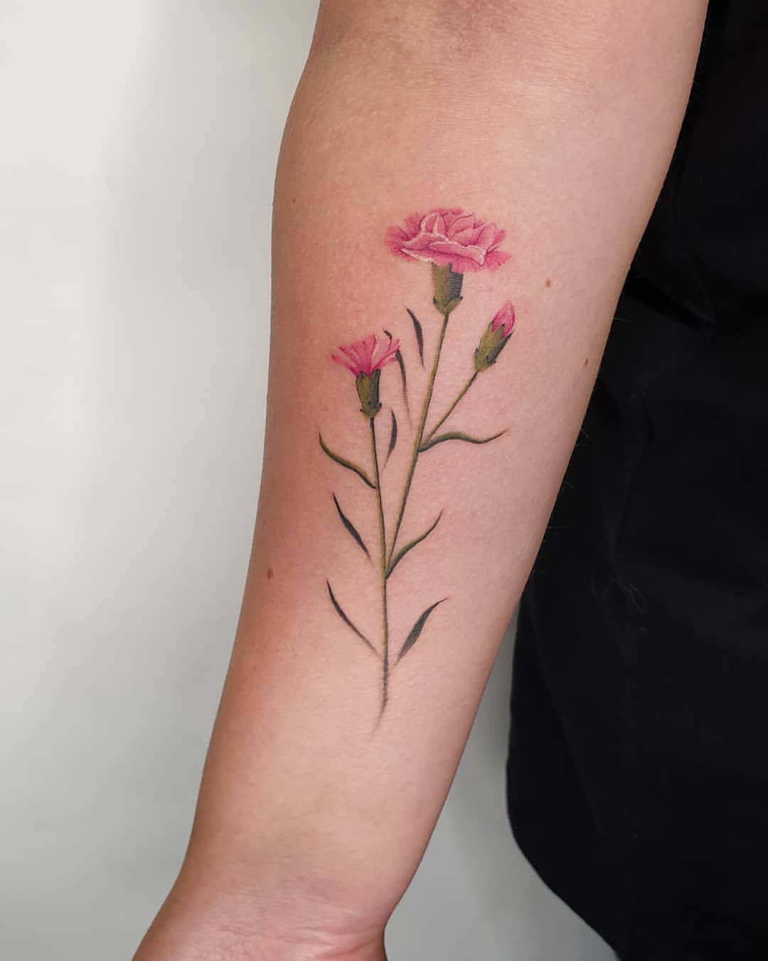 Carnation Tattoo Ideas 11