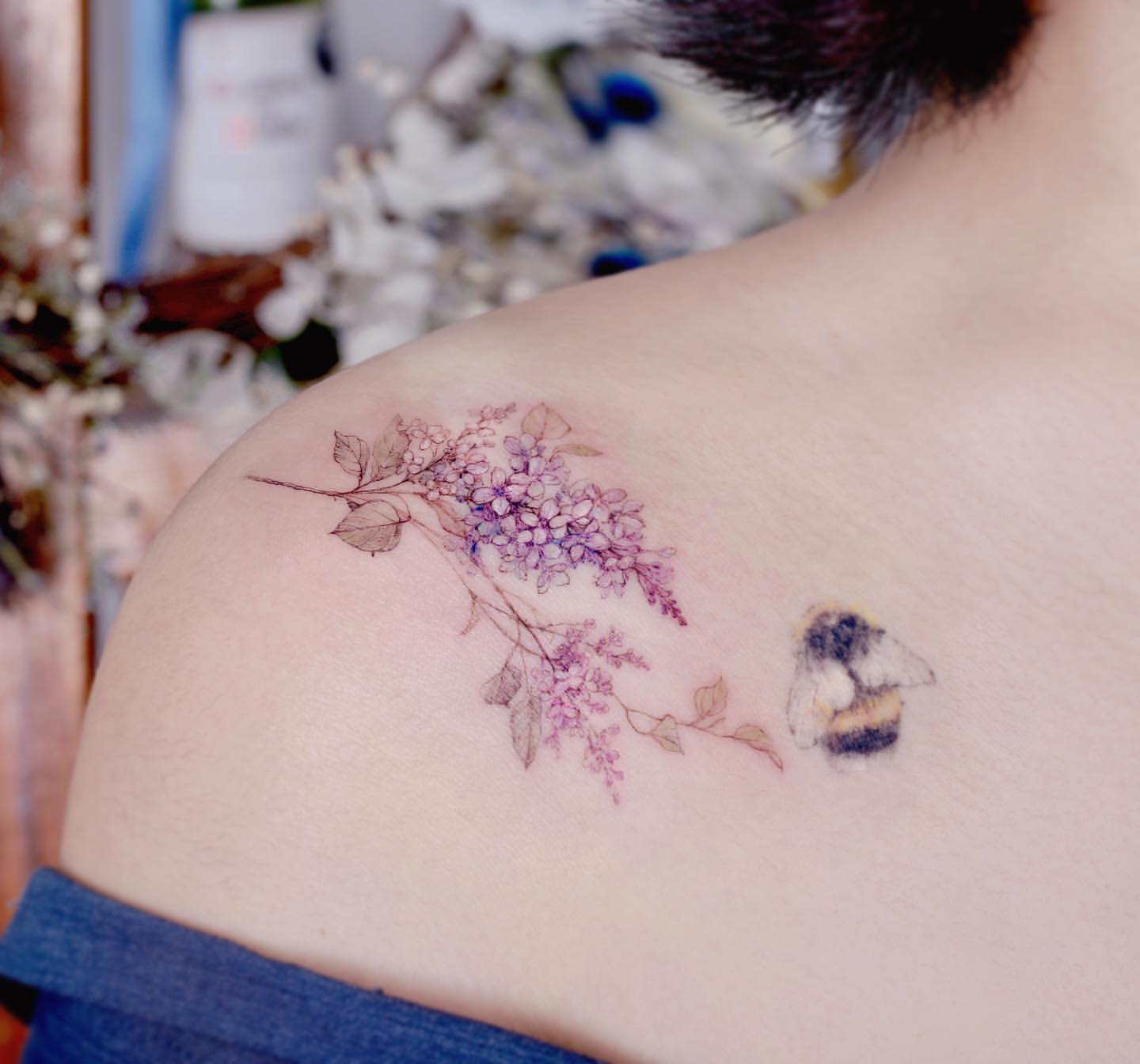Lilac Tattoo Ideas 15