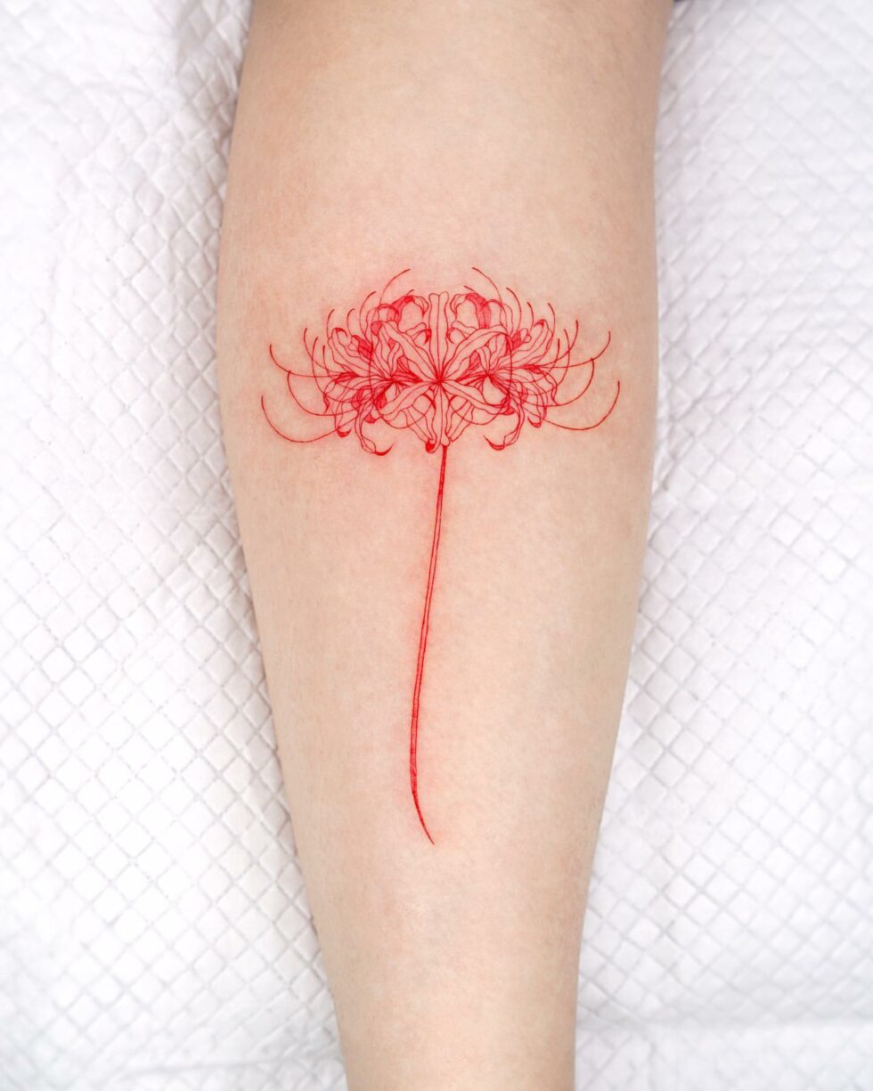 34 Spider Lily Tattoo Ideas to Inspire You in 2023