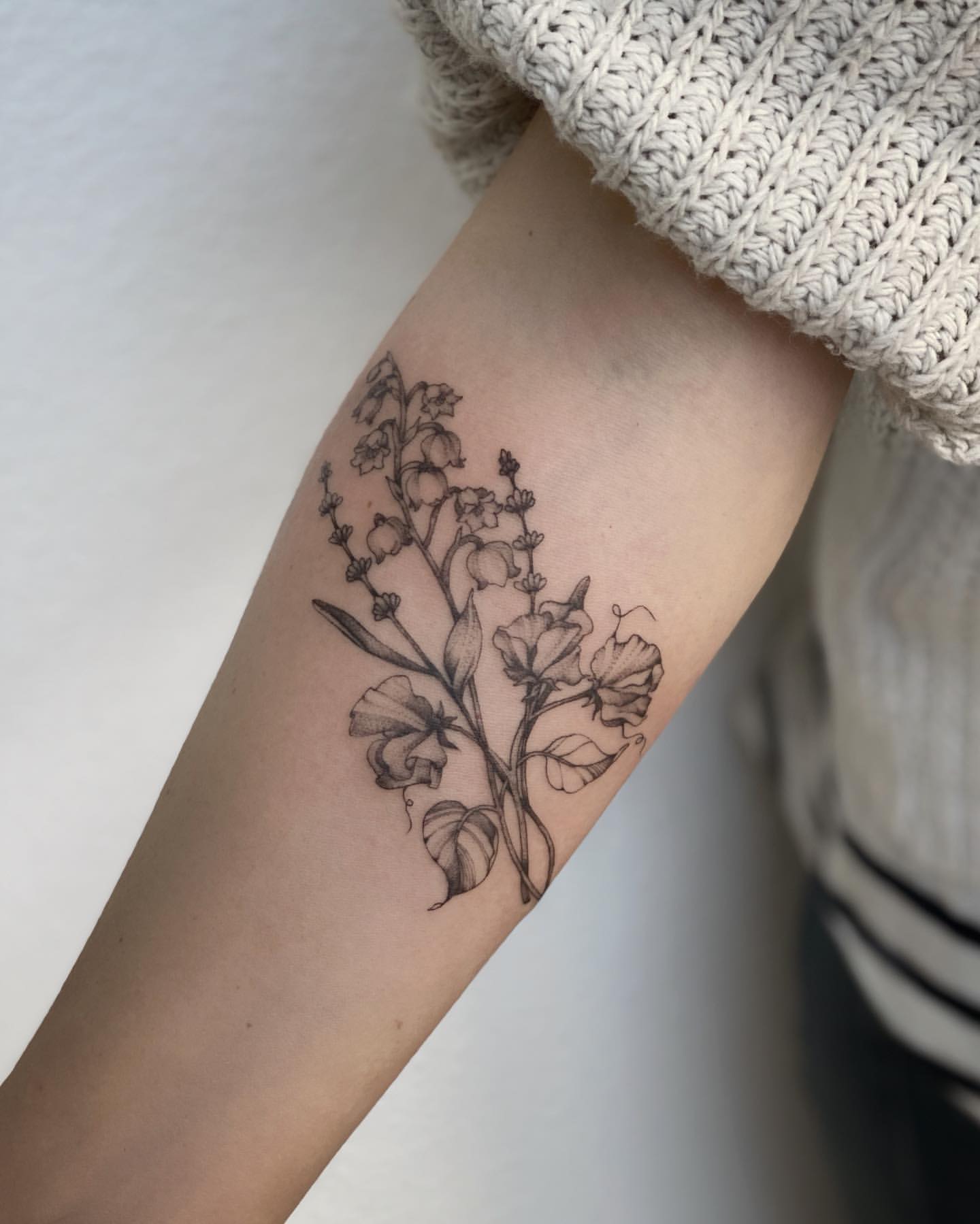 Lily Of The Valley Tattoo Ideas 8