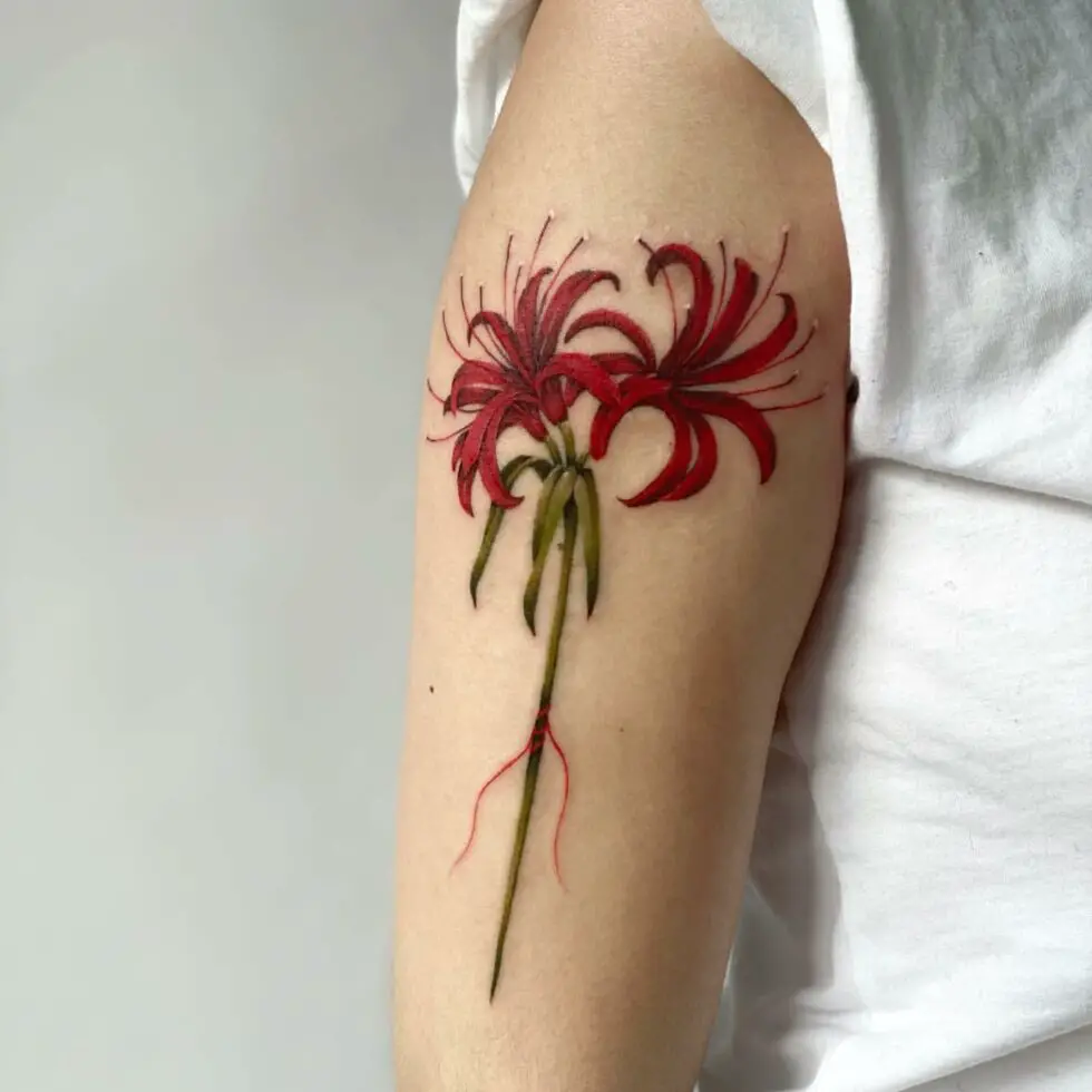 34 Spider Lily Tattoo Ideas to Inspire You in 2023