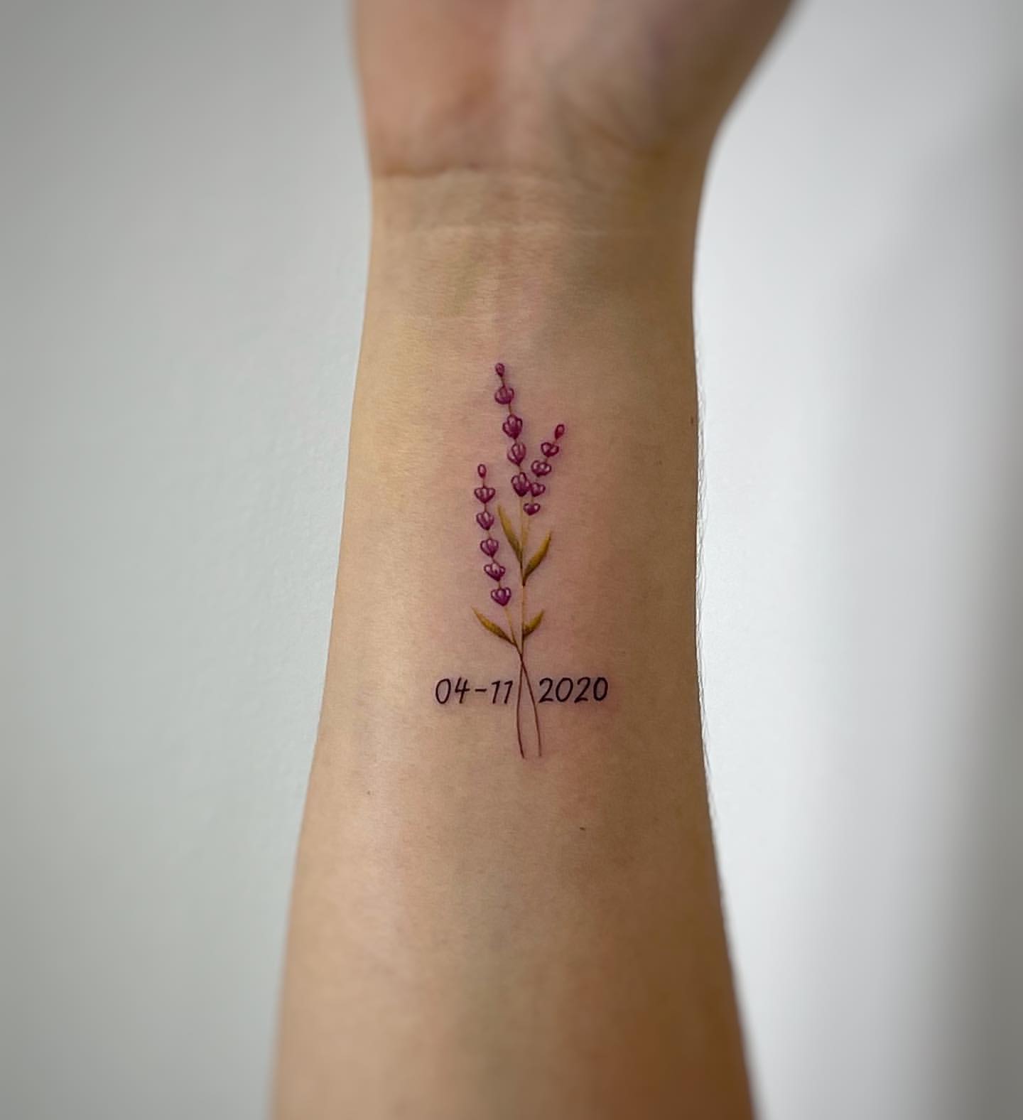 Lavender Tattoo Ideas 1