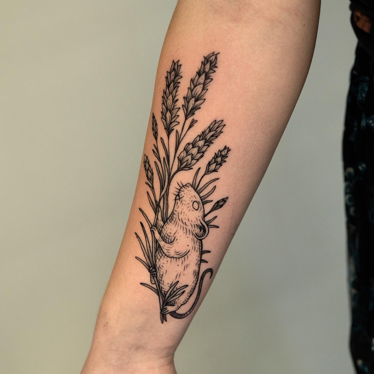 Lavender Tattoo Ideas 2