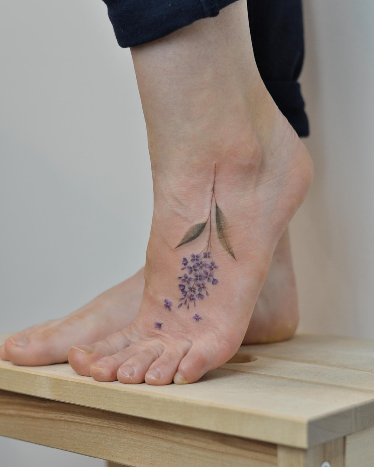 Lilac Tattoo Ideas 28