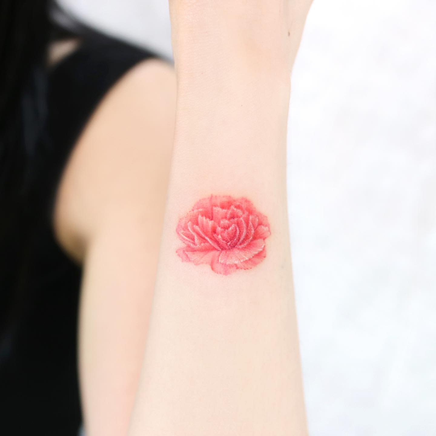 Carnation Tattoo Ideas 23