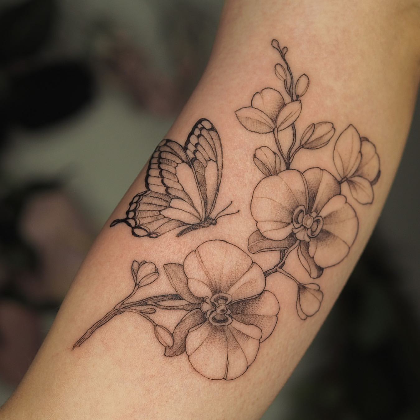 Orchid Tattoo Ideas 5