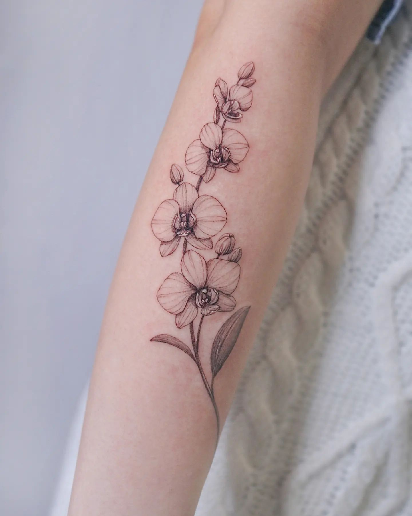 Orchid Tattoo Ideas 8