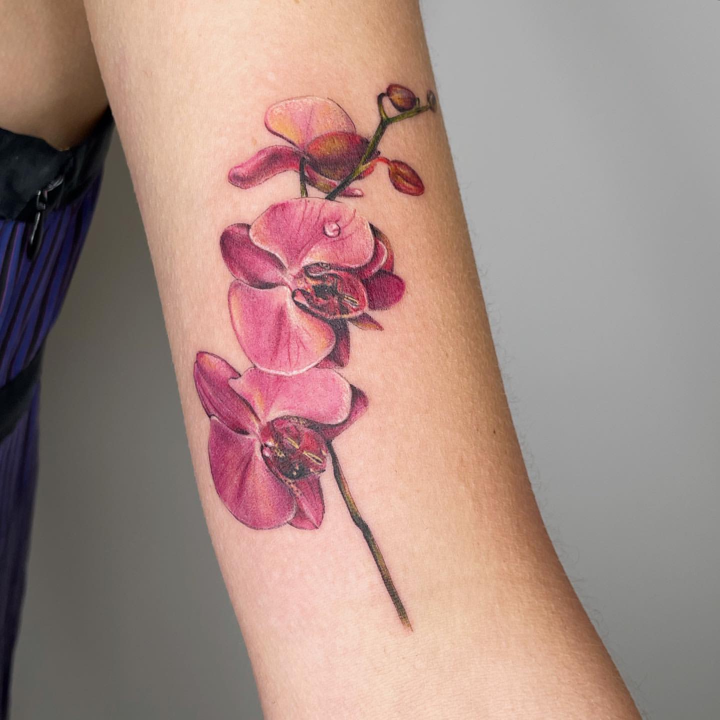 Orchid Tattoo Ideas 12