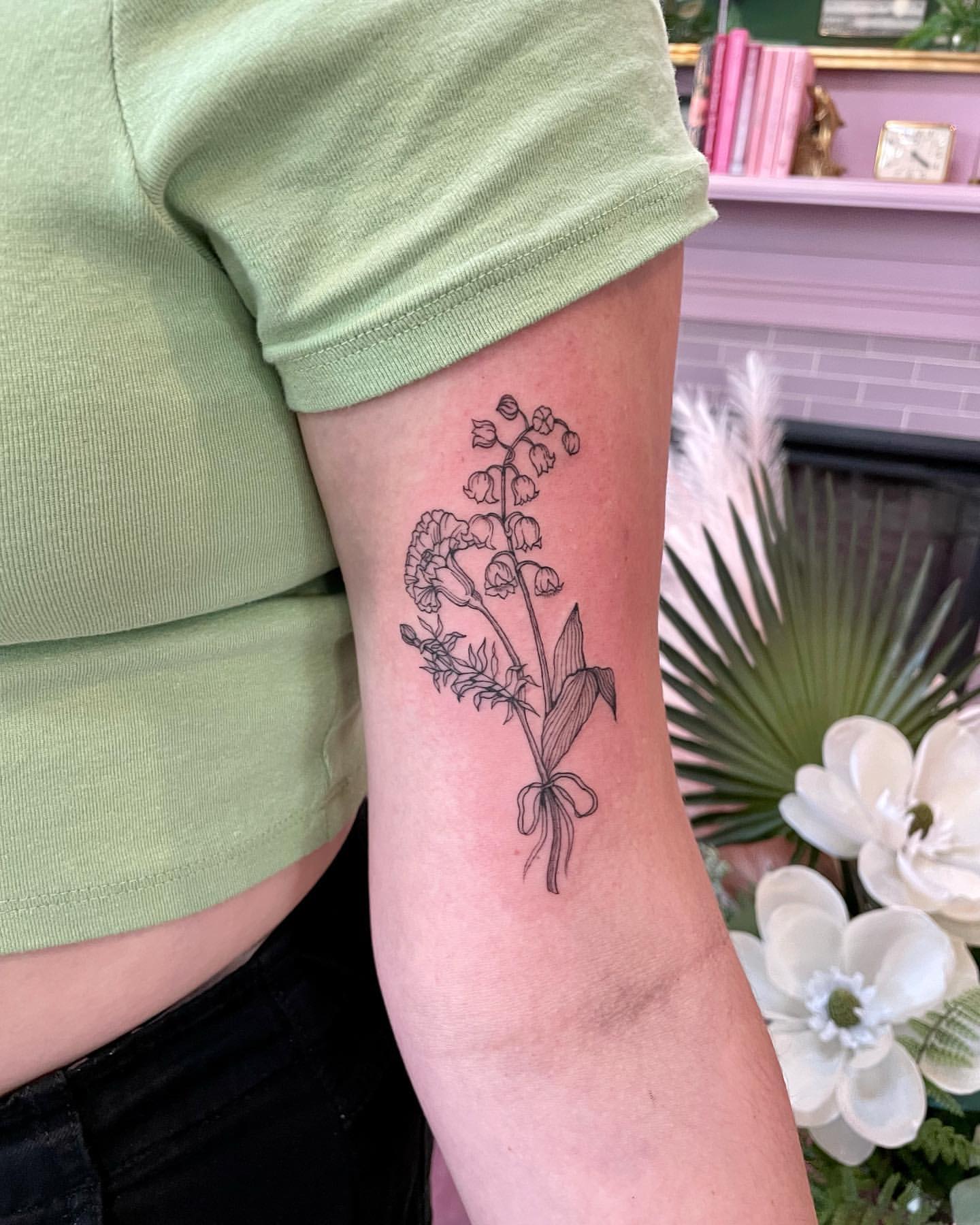 Lily Of The Valley Tattoo Ideas 19