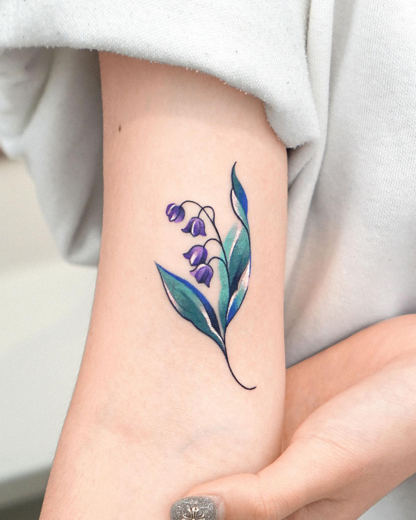 Lily Of The Valley Tattoo Ideas 20