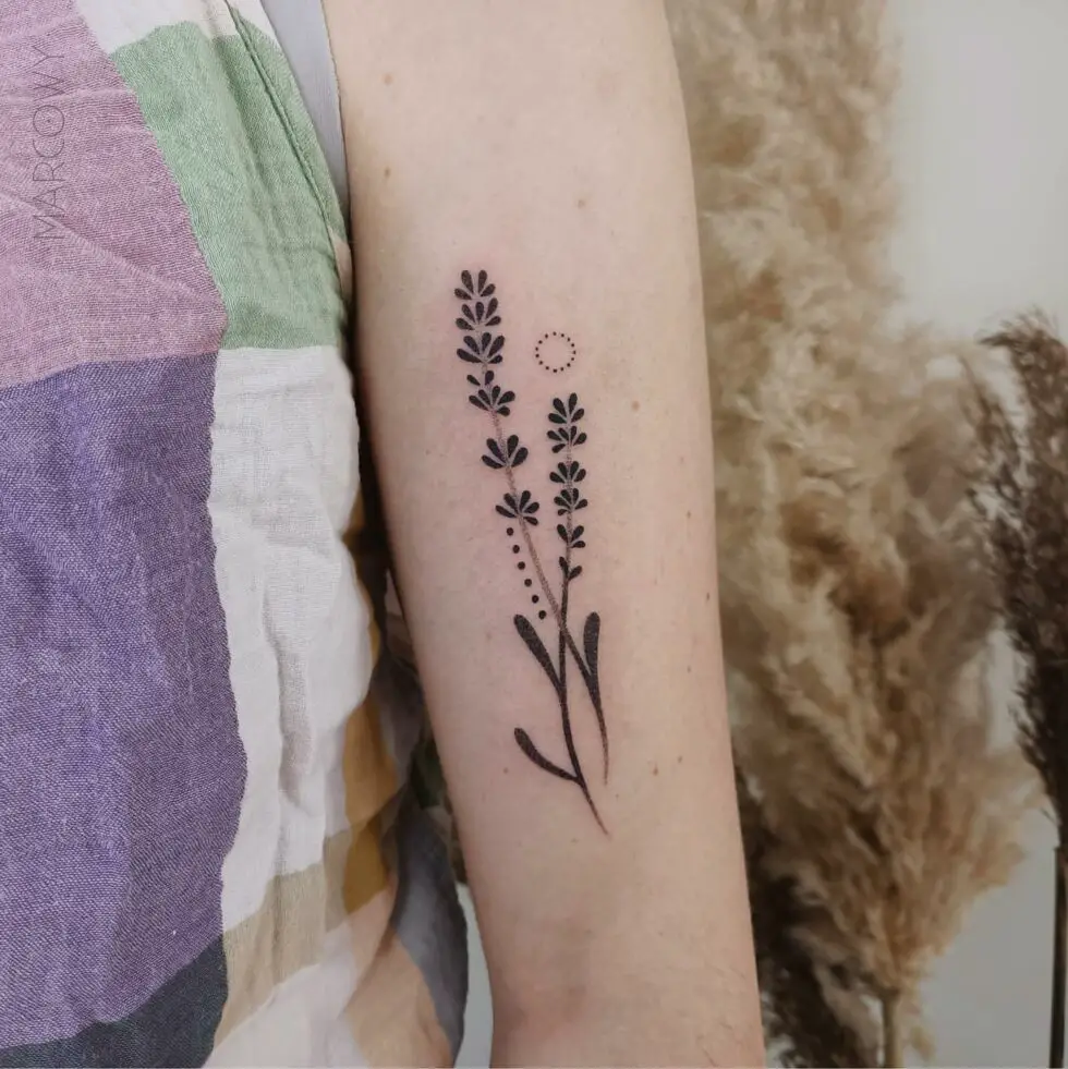 26 Lovely Lavender Tattoo Ideas to Inspire You in 2023