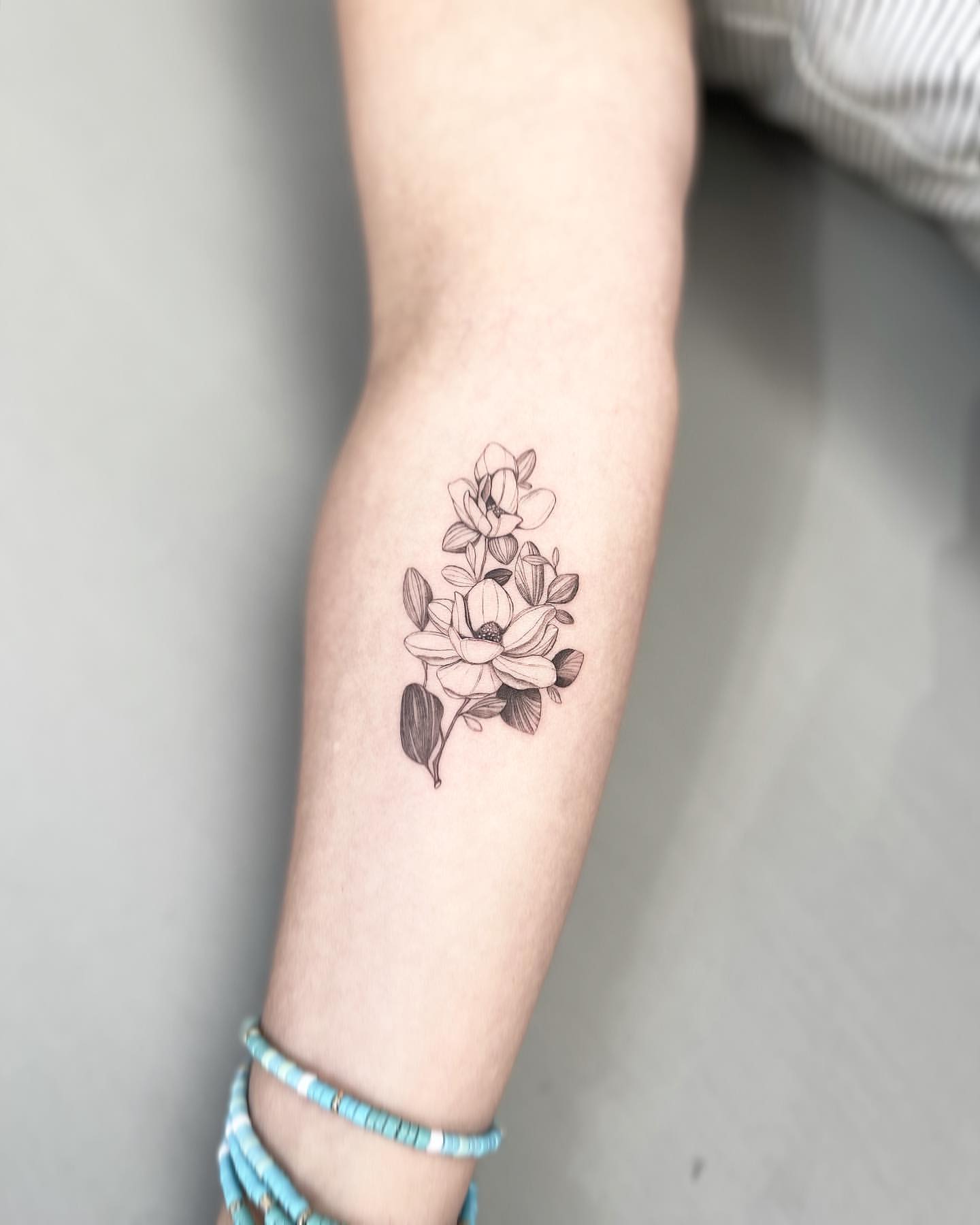 Magnolia Tattoo Ideas 14