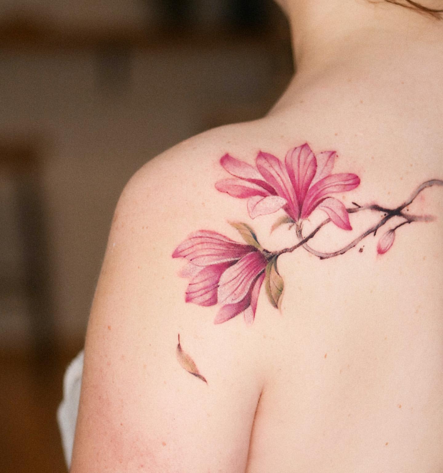 Lilac Tattoo Ideas 45