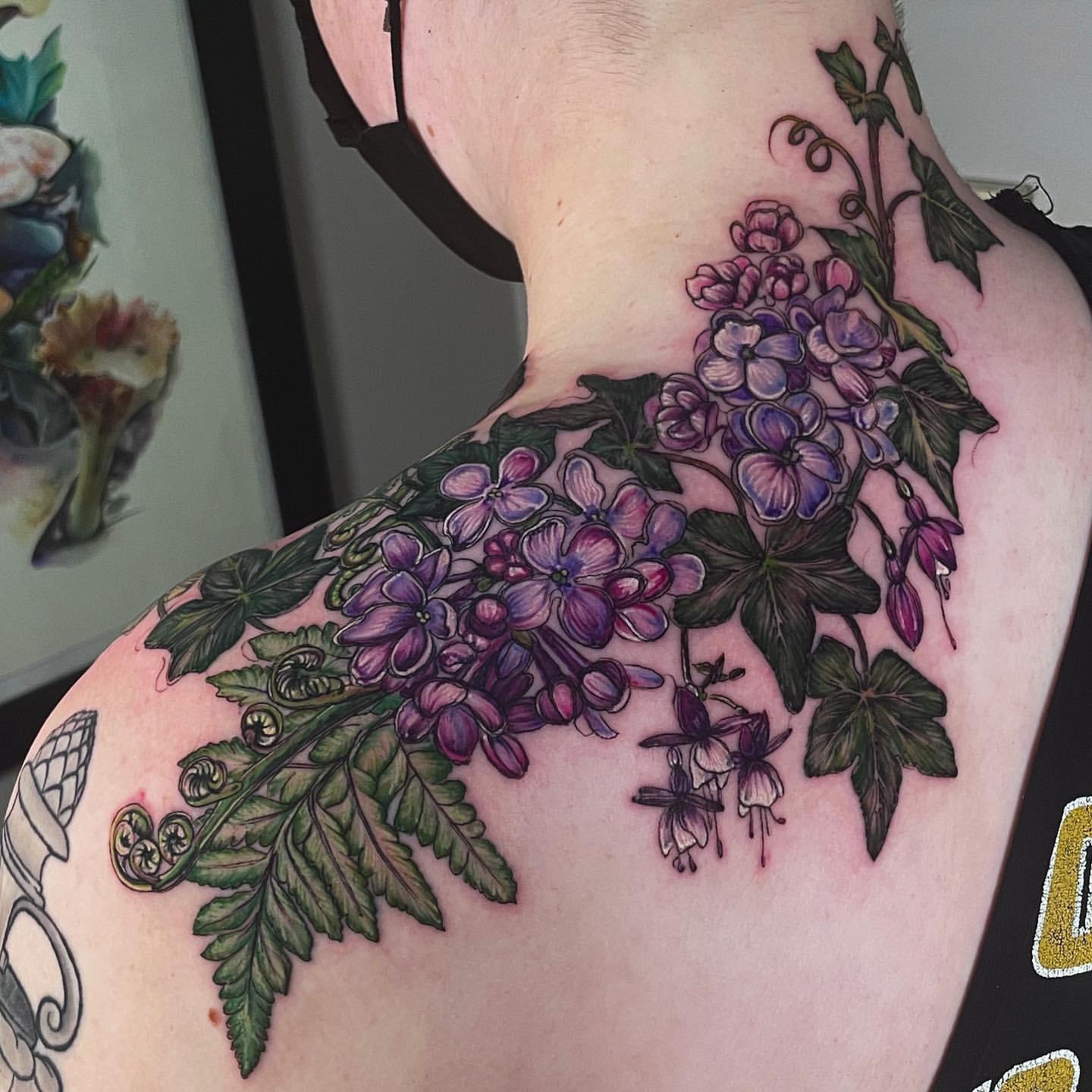 Lilac Tattoo Ideas 31
