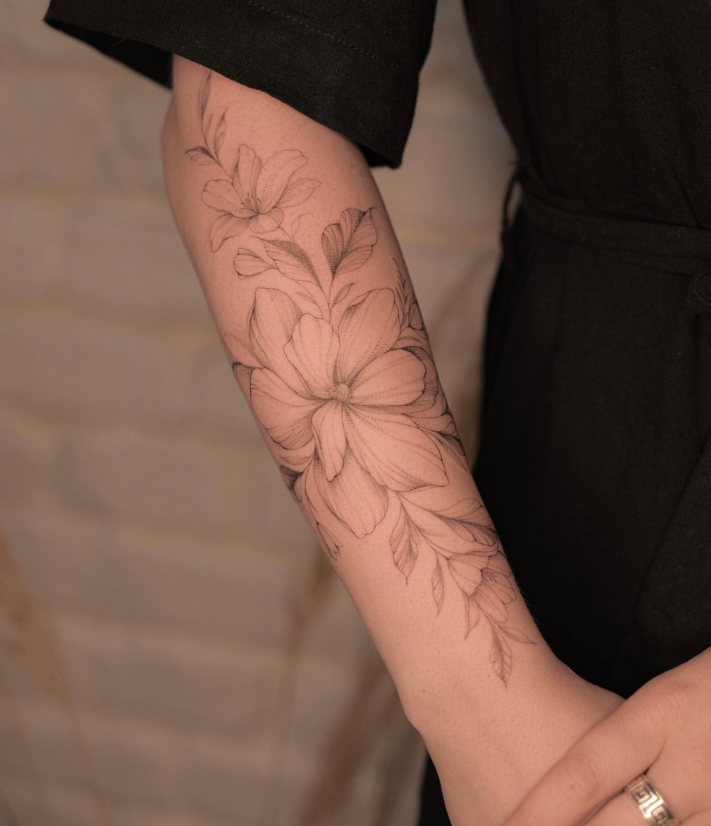 Magnolia Tattoo Ideas 18