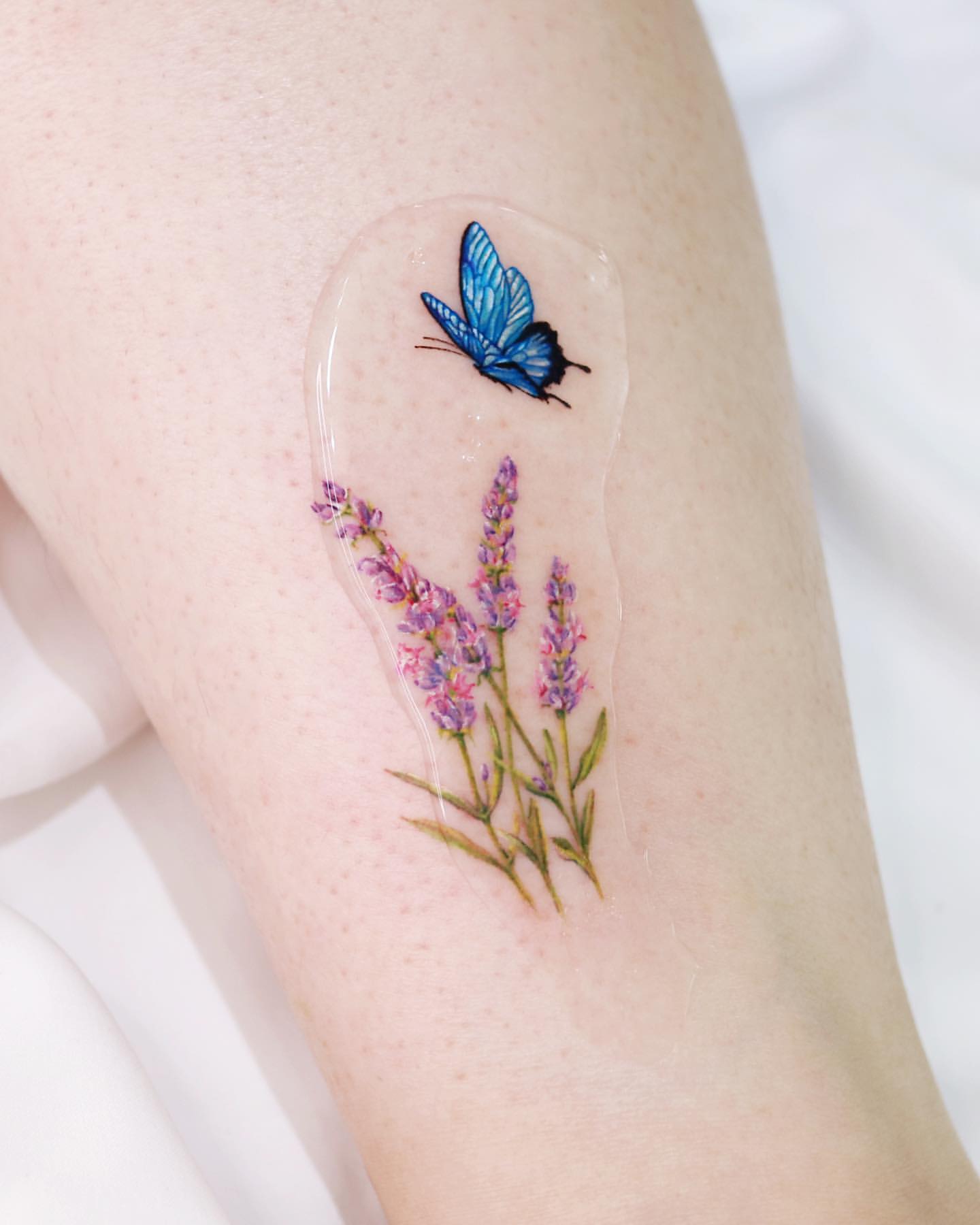 Lavender Tattoo Ideas 17