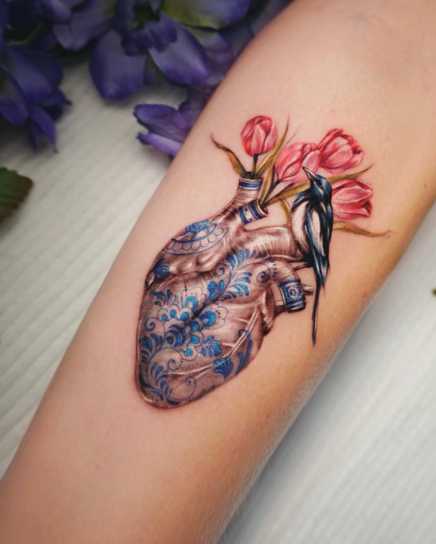 Tulip Tattoo Ideas 13