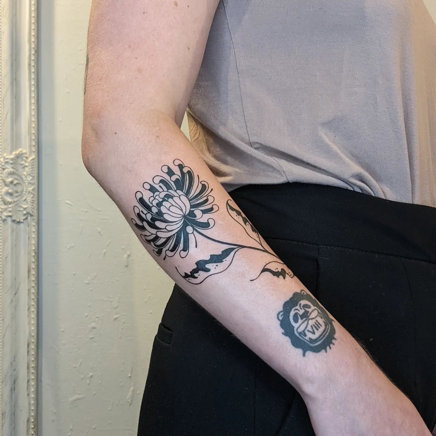 Chrysanthemum Tattoo Ideas 14