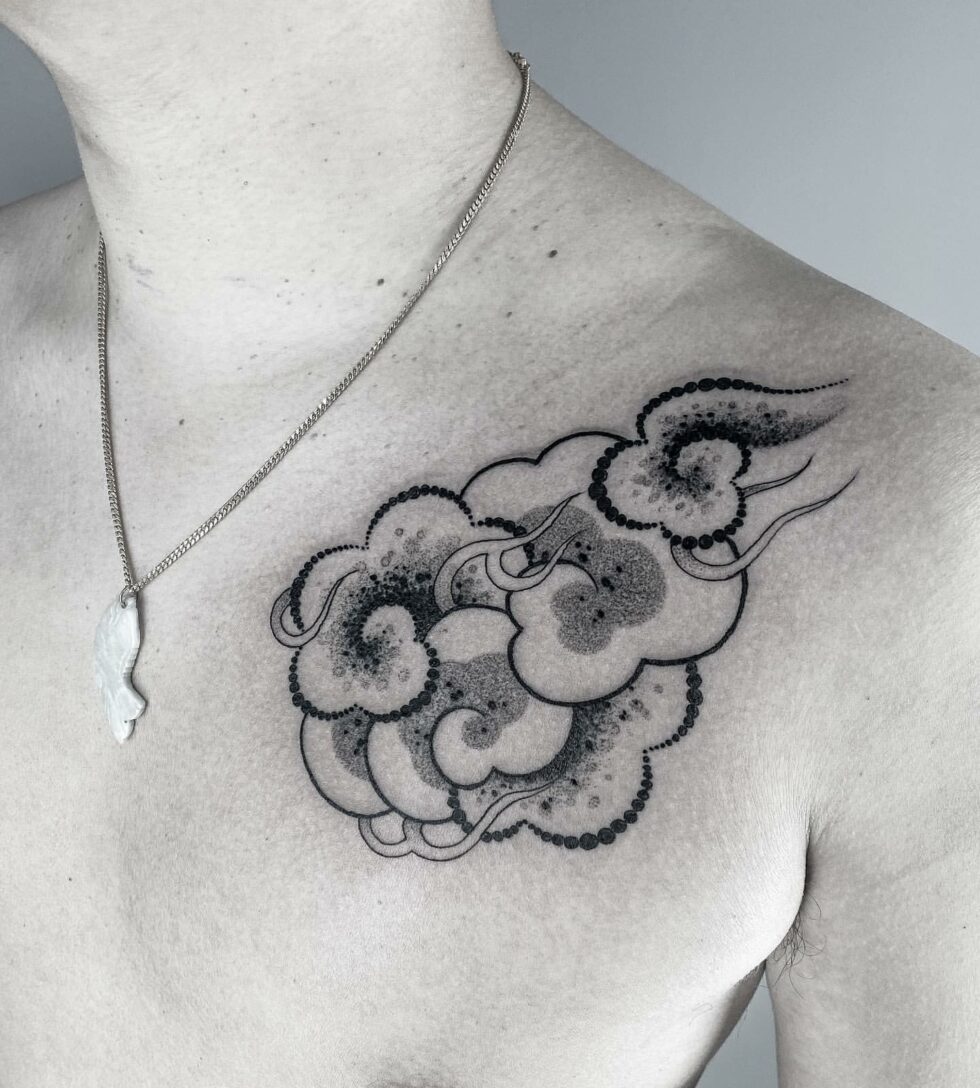 29 Inspiring Cloud Tattoo Ideas for Men & Women in 2023