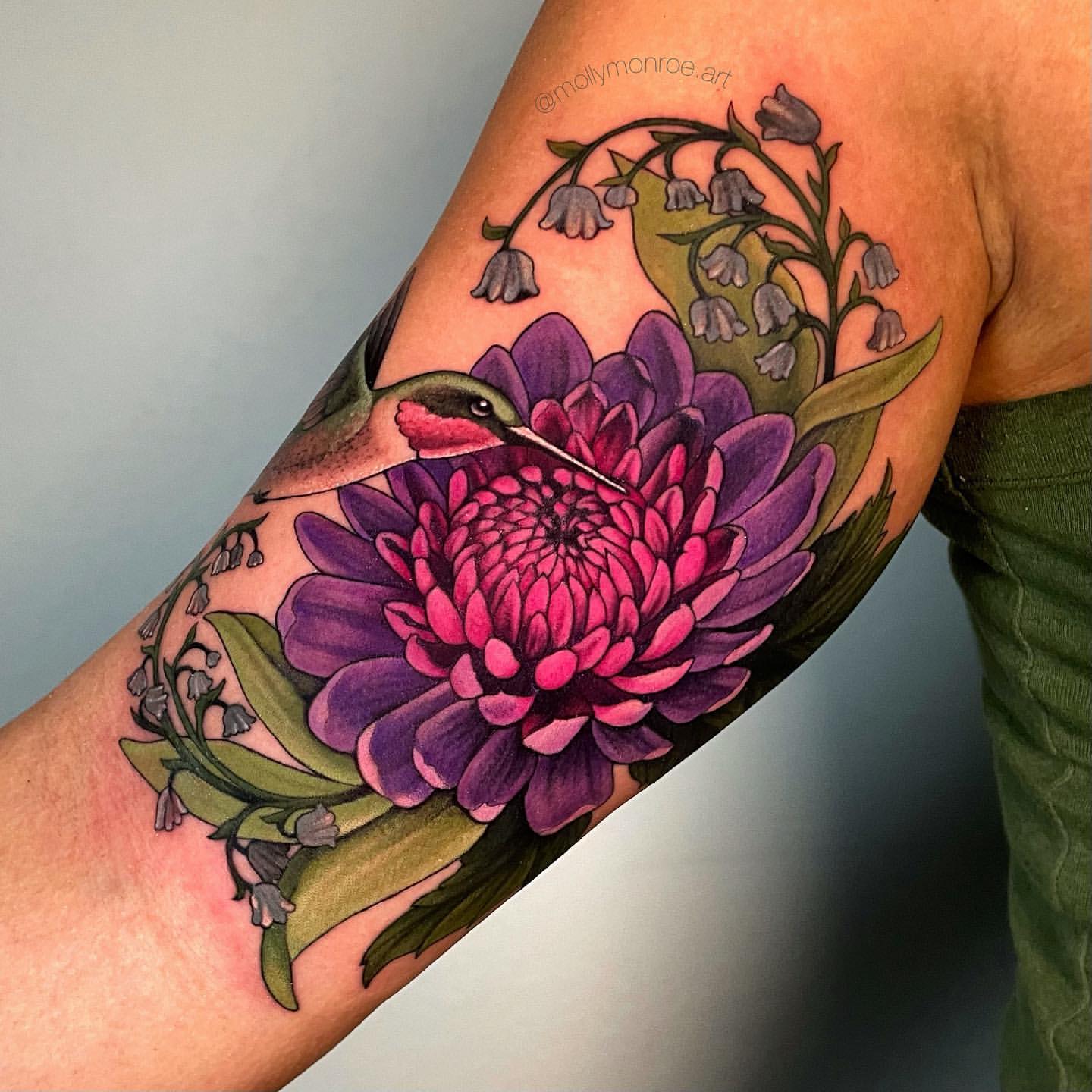 Chrysanthemum Tattoo Ideas 17