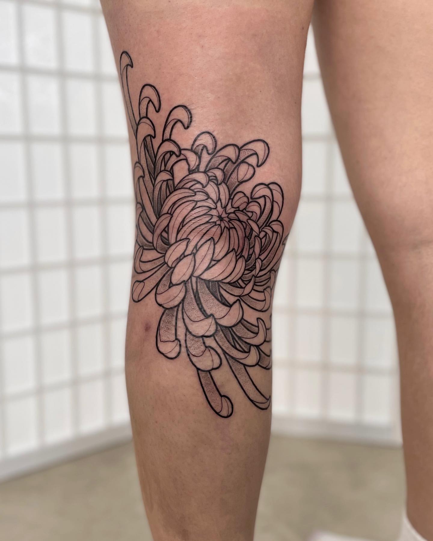 Chrysanthemum Tattoo Ideas 20
