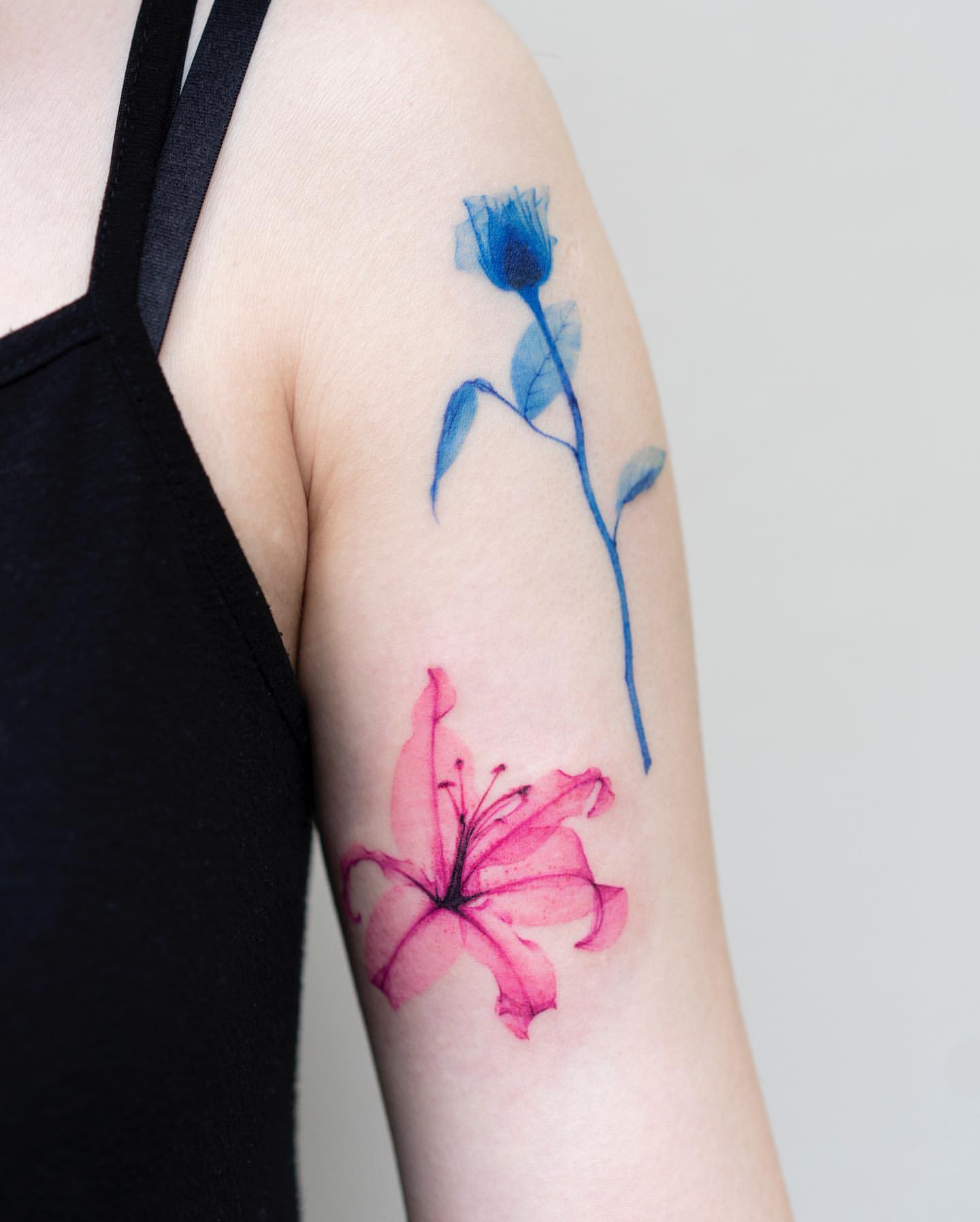 Lily Tattoo Ideas 25