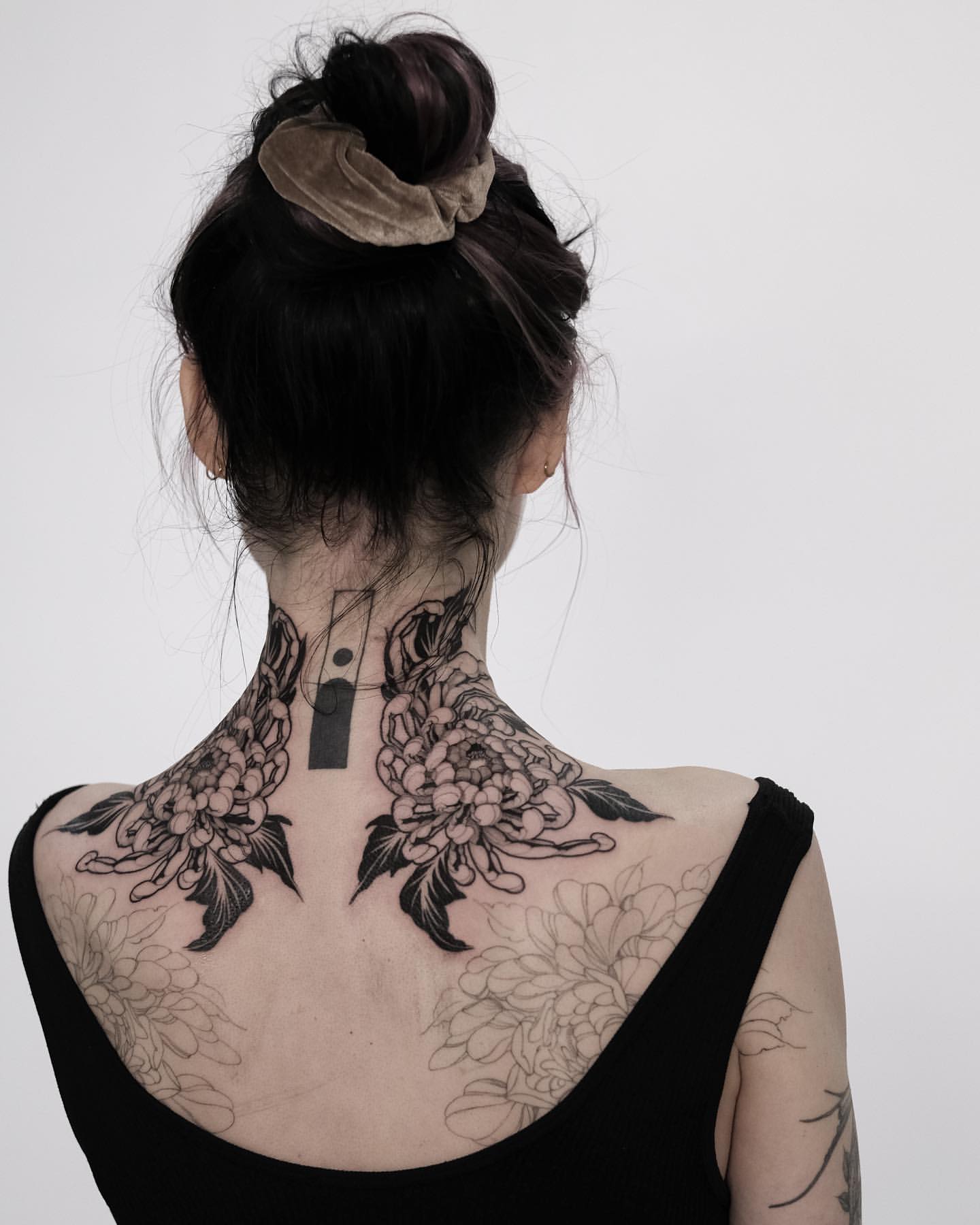 Chrysanthemum Tattoo Ideas 31