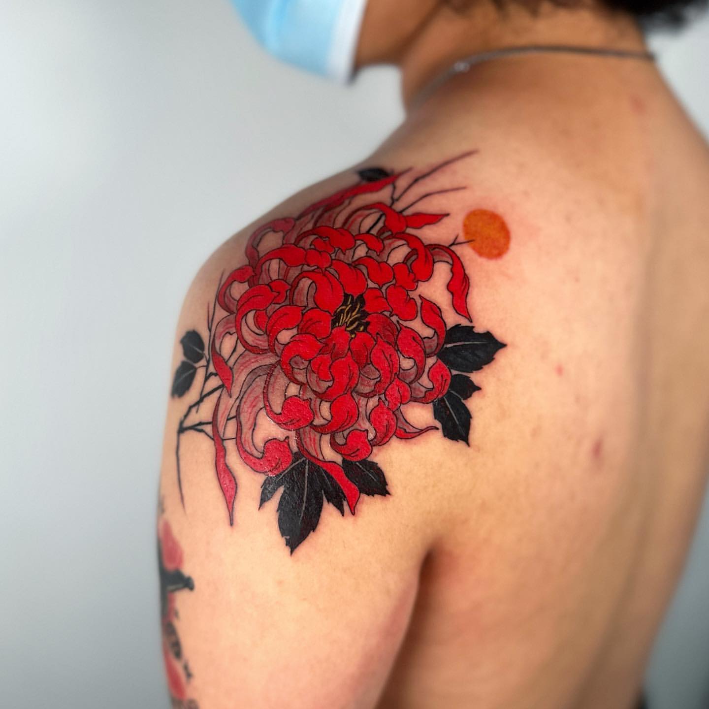 Chrysanthemum Tattoo Ideas 33