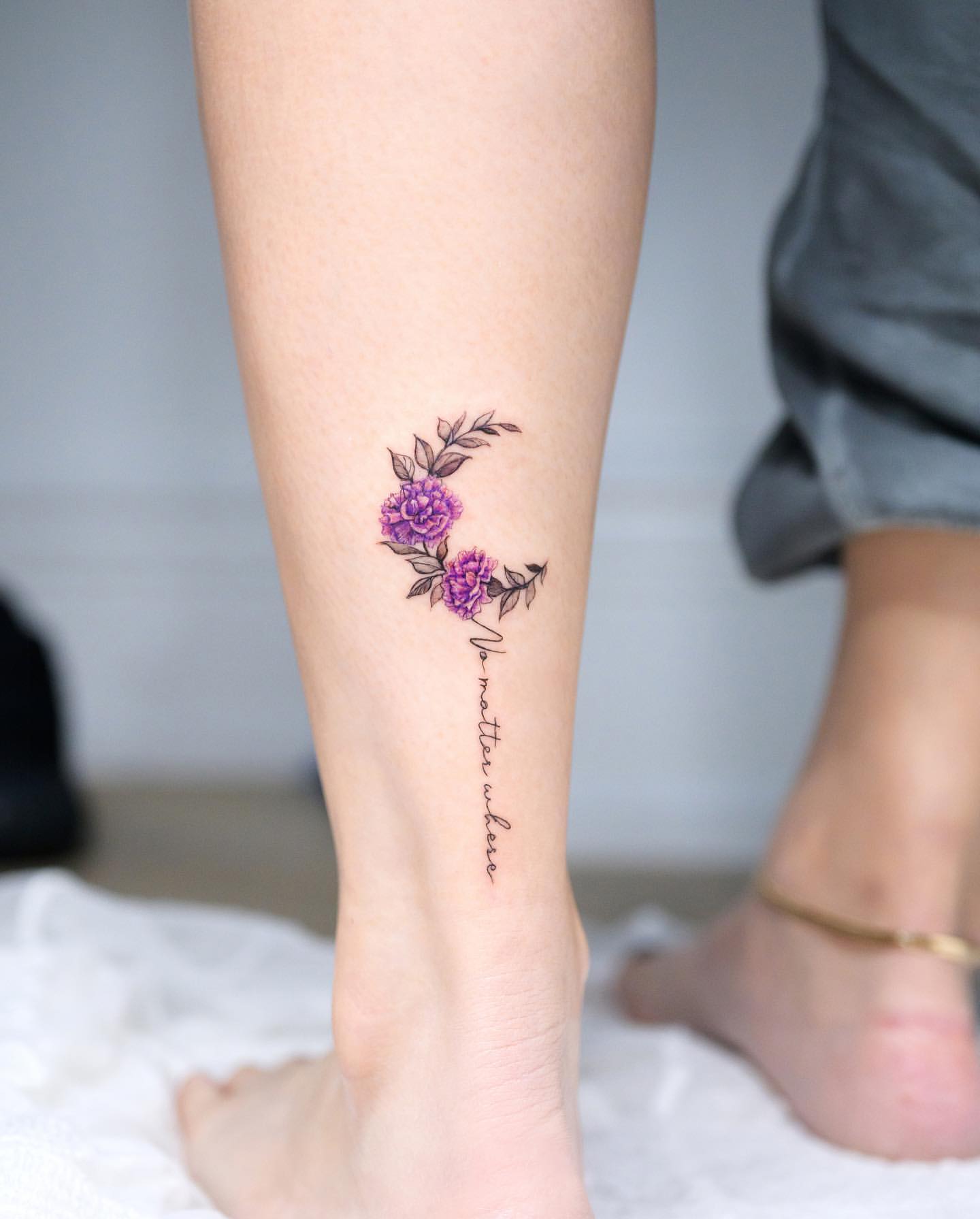 Carnation Tattoo Ideas 28