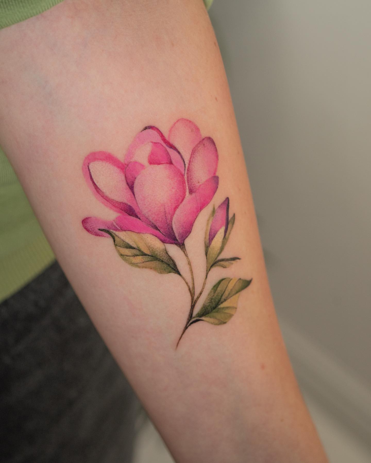 Magnolia Tattoo Ideas 36
