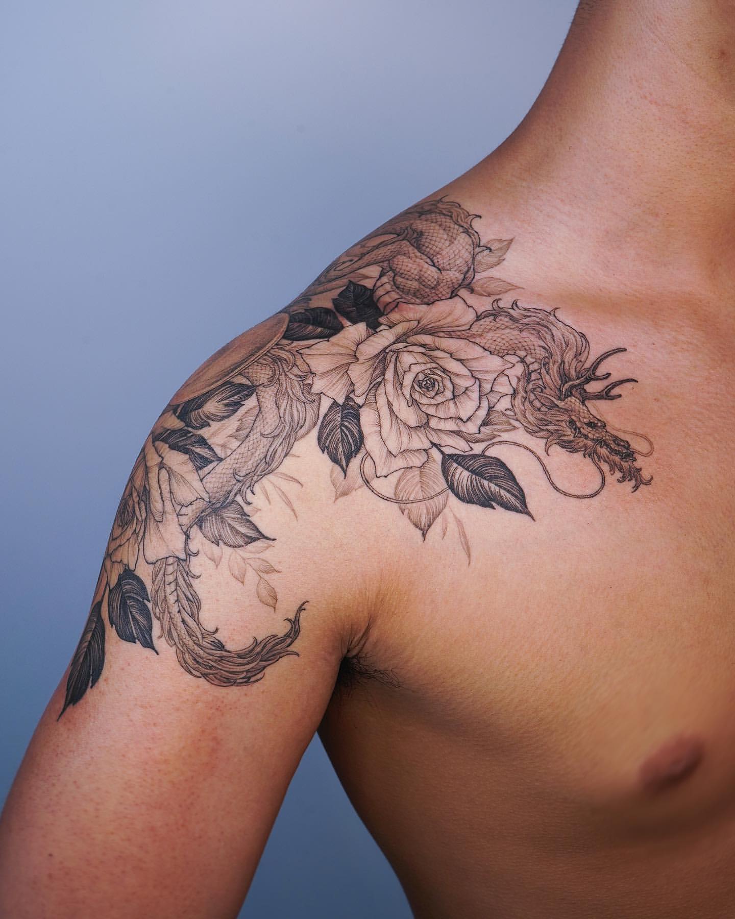 Rose Tattoos Ideas for Men 4