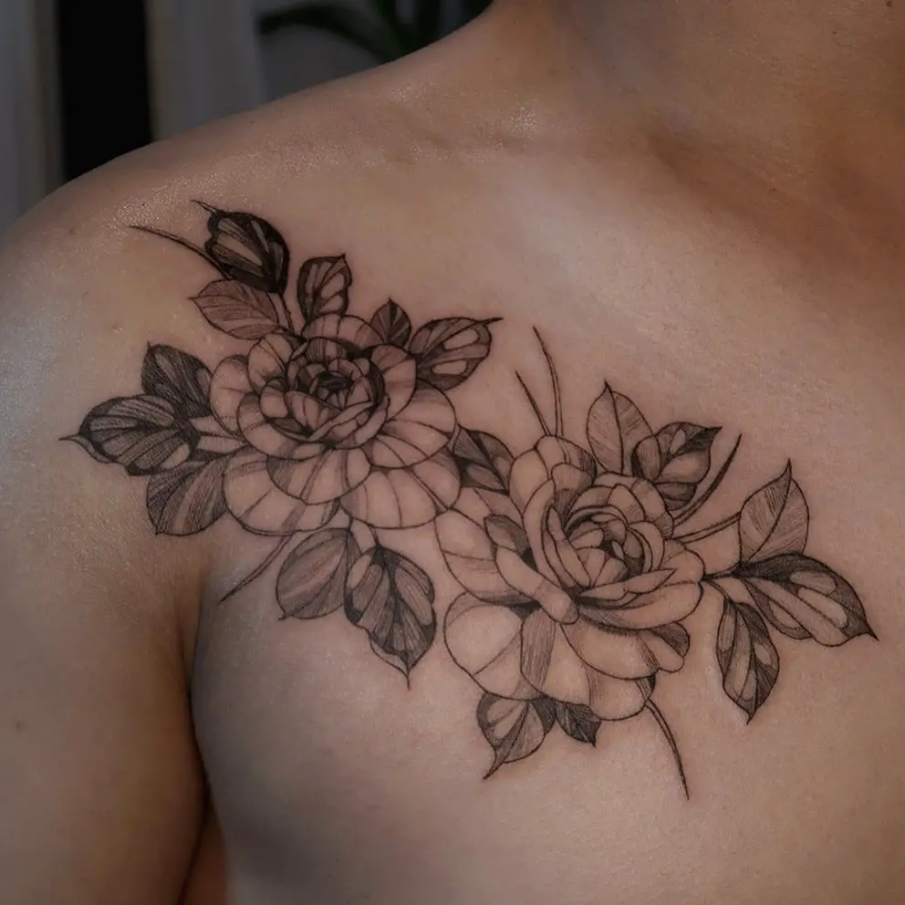 Rose Tattoos Ideas for Men 18