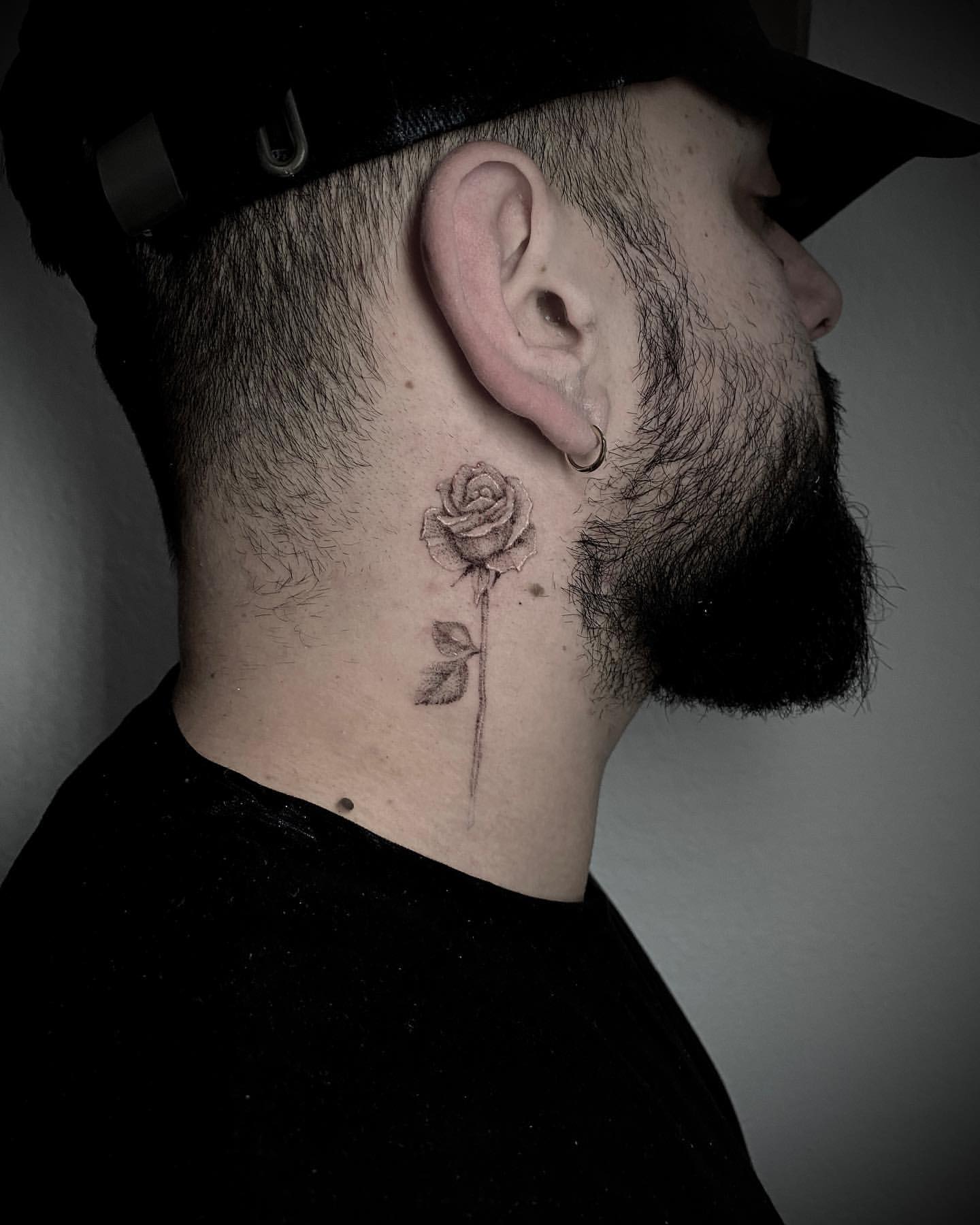Discover more than 77 rose behind the ear tattoo best  thtantai2
