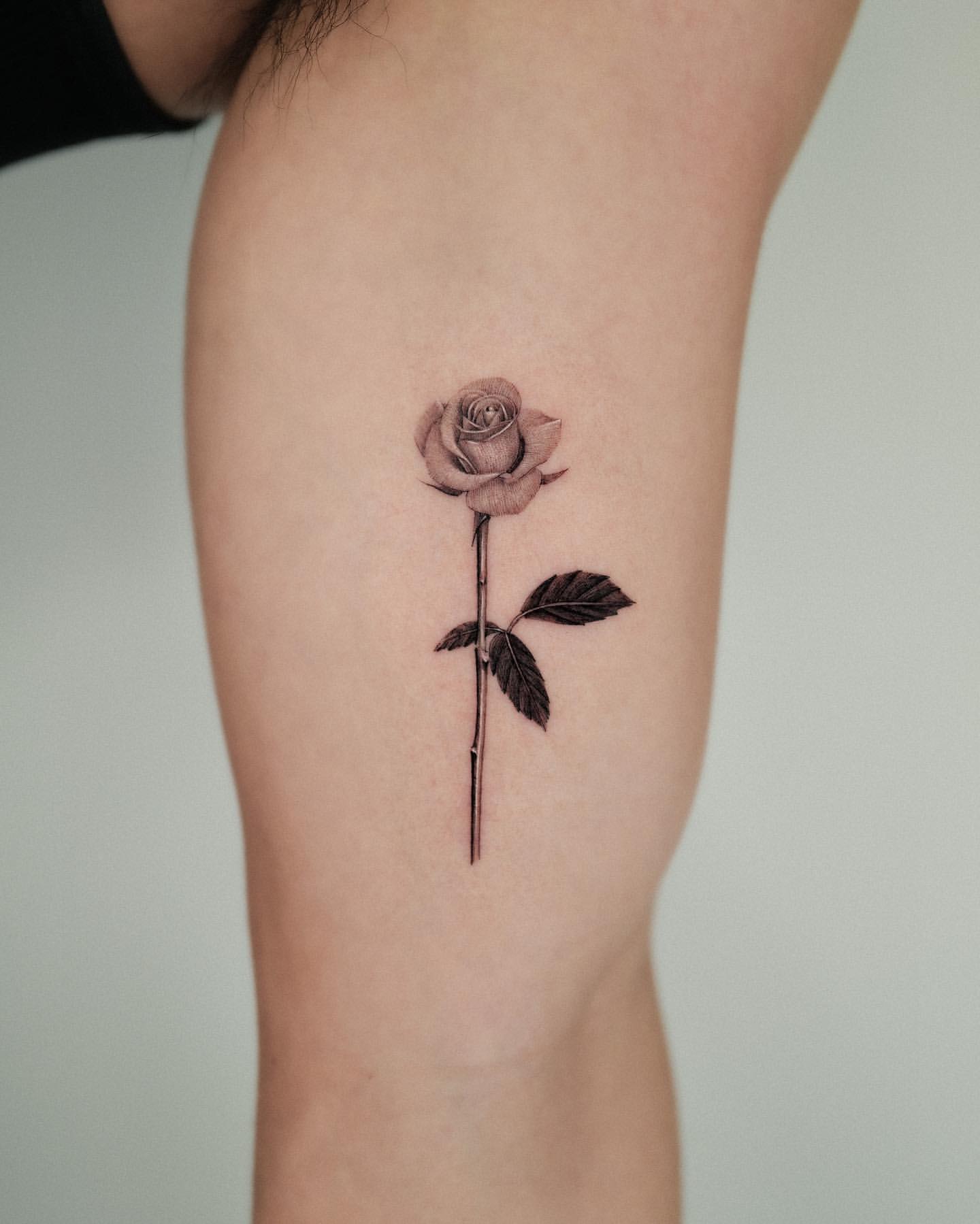 Rose Tattoos Ideas for Men 25