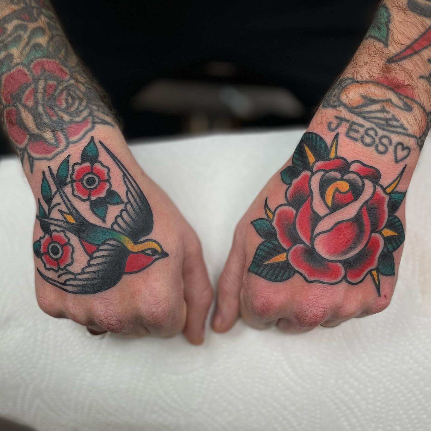 Rose Hand Tattoo Ideas 23