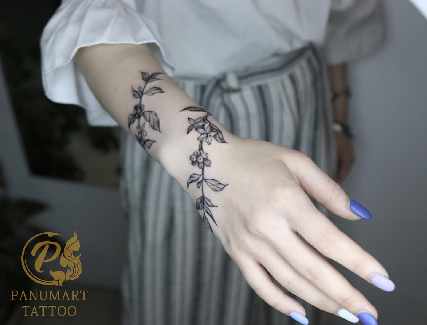 Floral Bracelet Tattoo Design Instant Download Printable Stencil - Etsy  Sweden-cheohanoi.vn