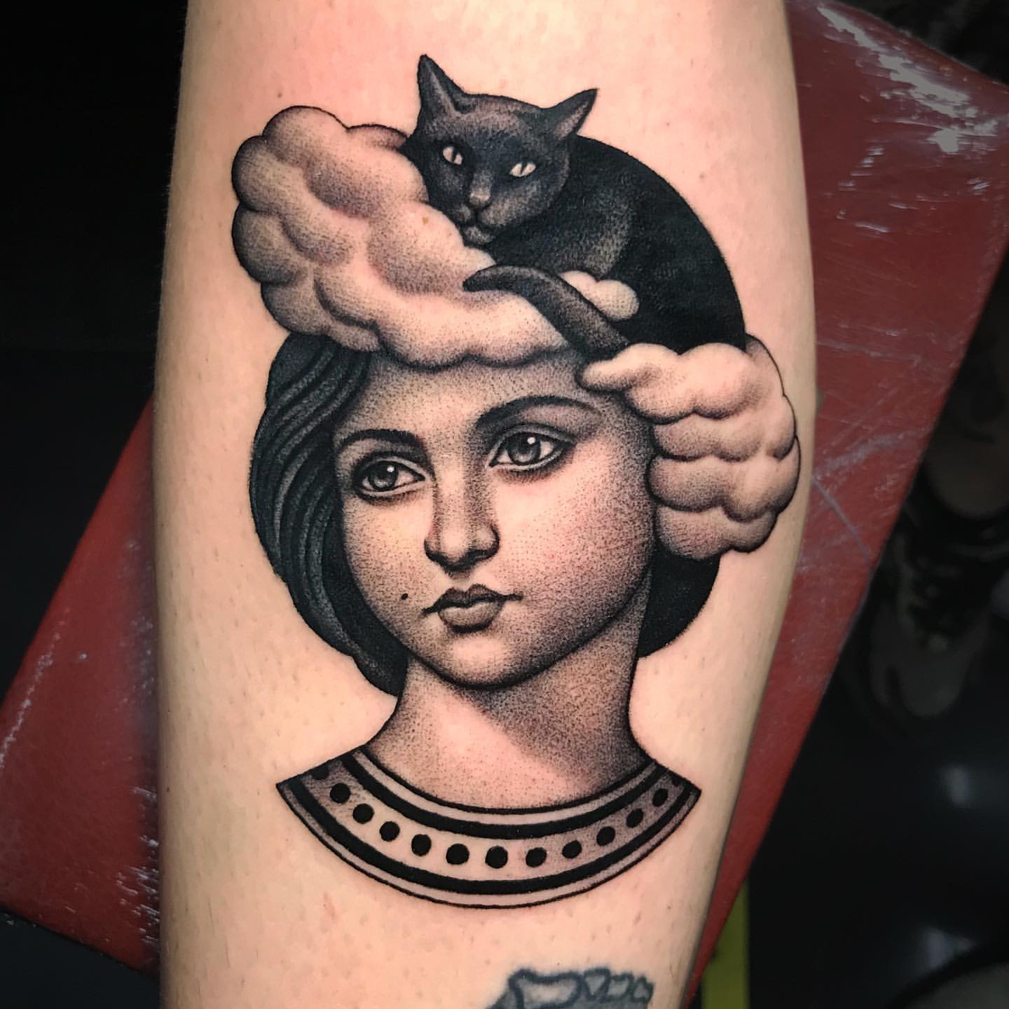 Black Cat Tattoo Ideas 4