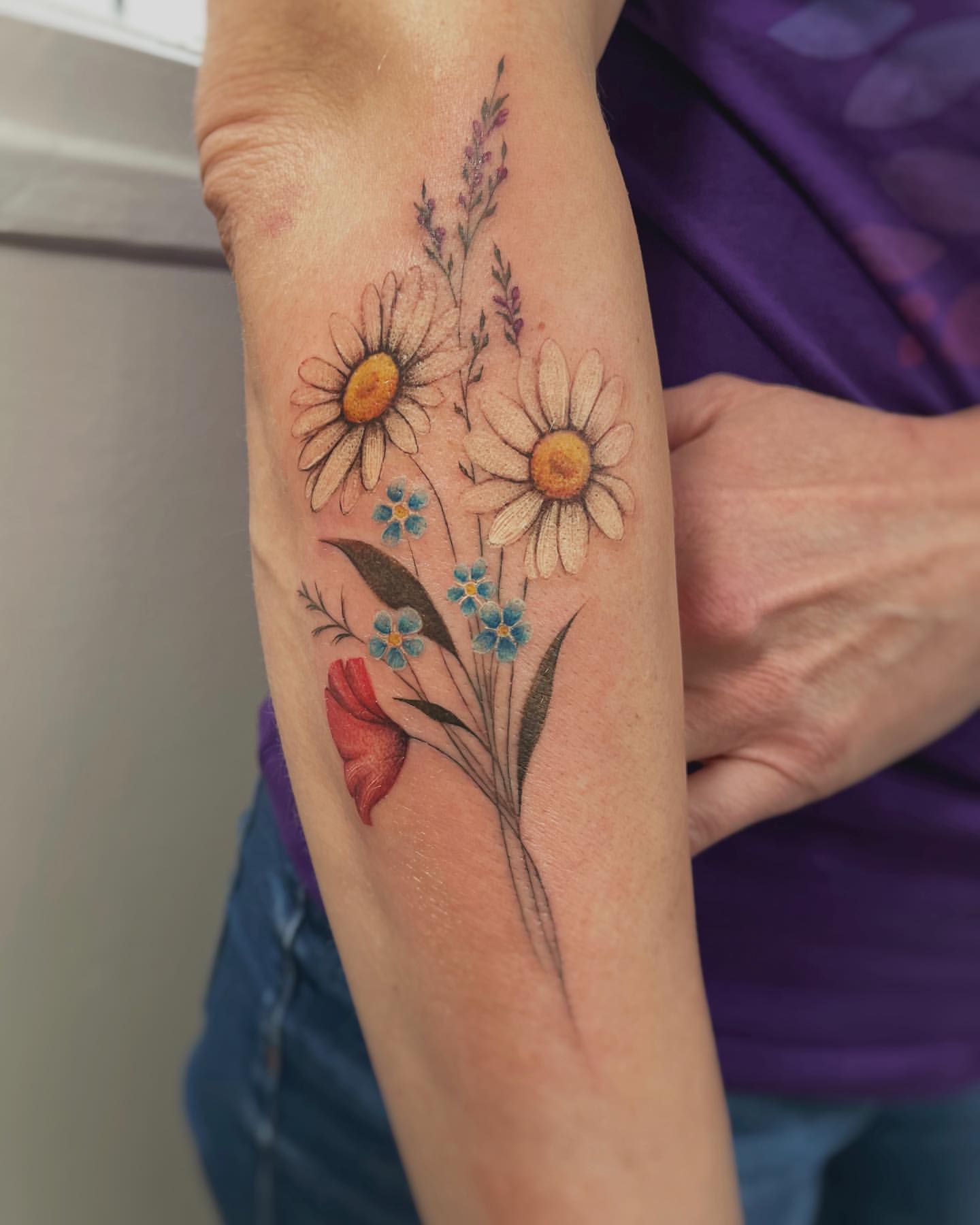 Wild Flower Tattoo Ideas 4