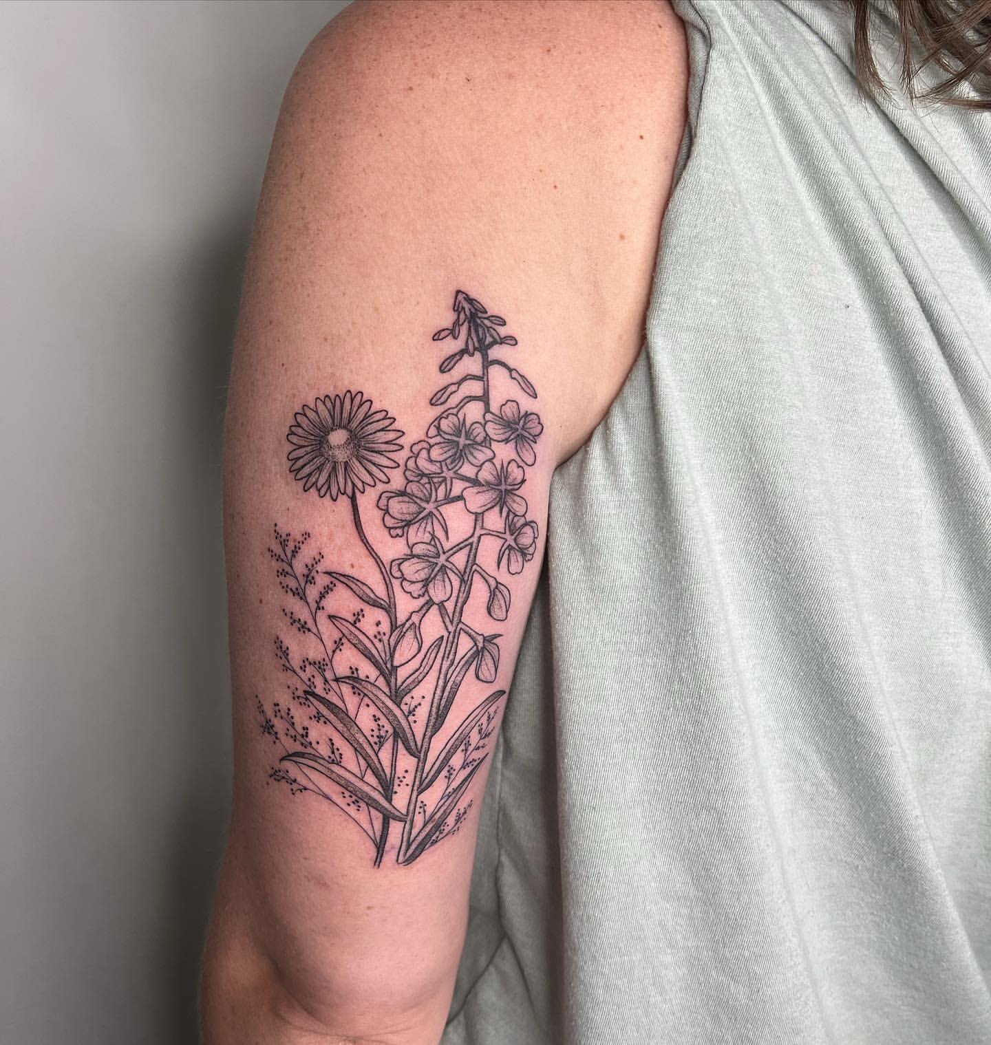 Wild Flower Tattoo Ideas 9