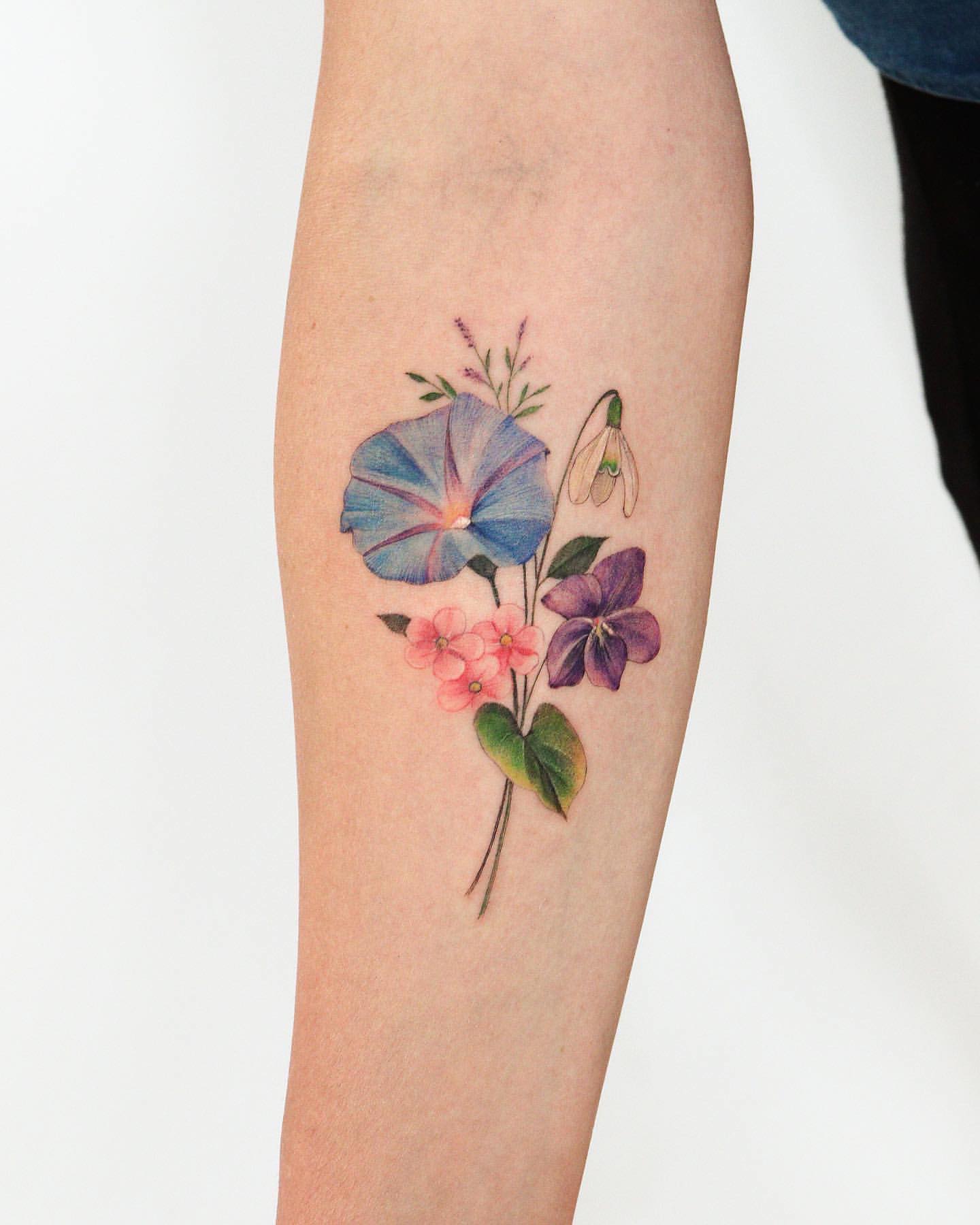 Wild Flower Tattoo Ideas 10
